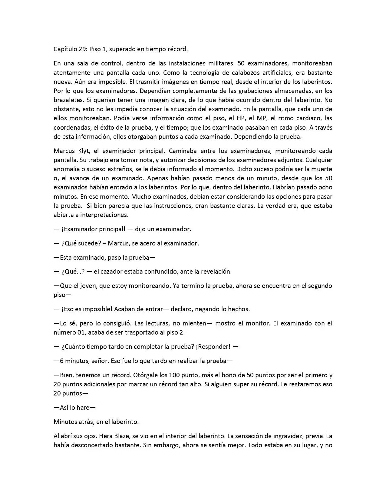 No Soy El Protagonista (Novela) - Capítulo 29 - Página 1 - LectorTMOo