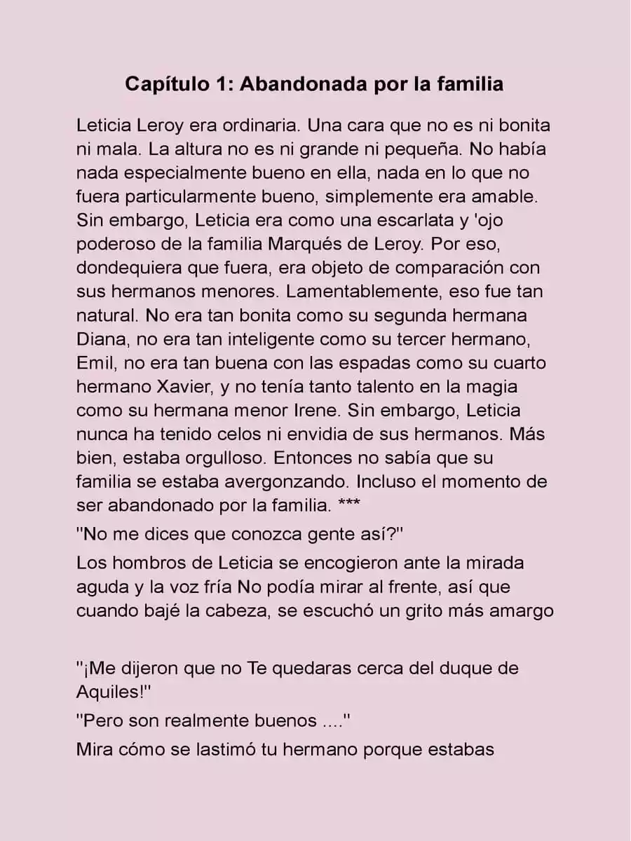 No Volveré Con La Familia Que Me Abandono (Novela) - Capítulo 1 - Página 3 - LectorTMOo
