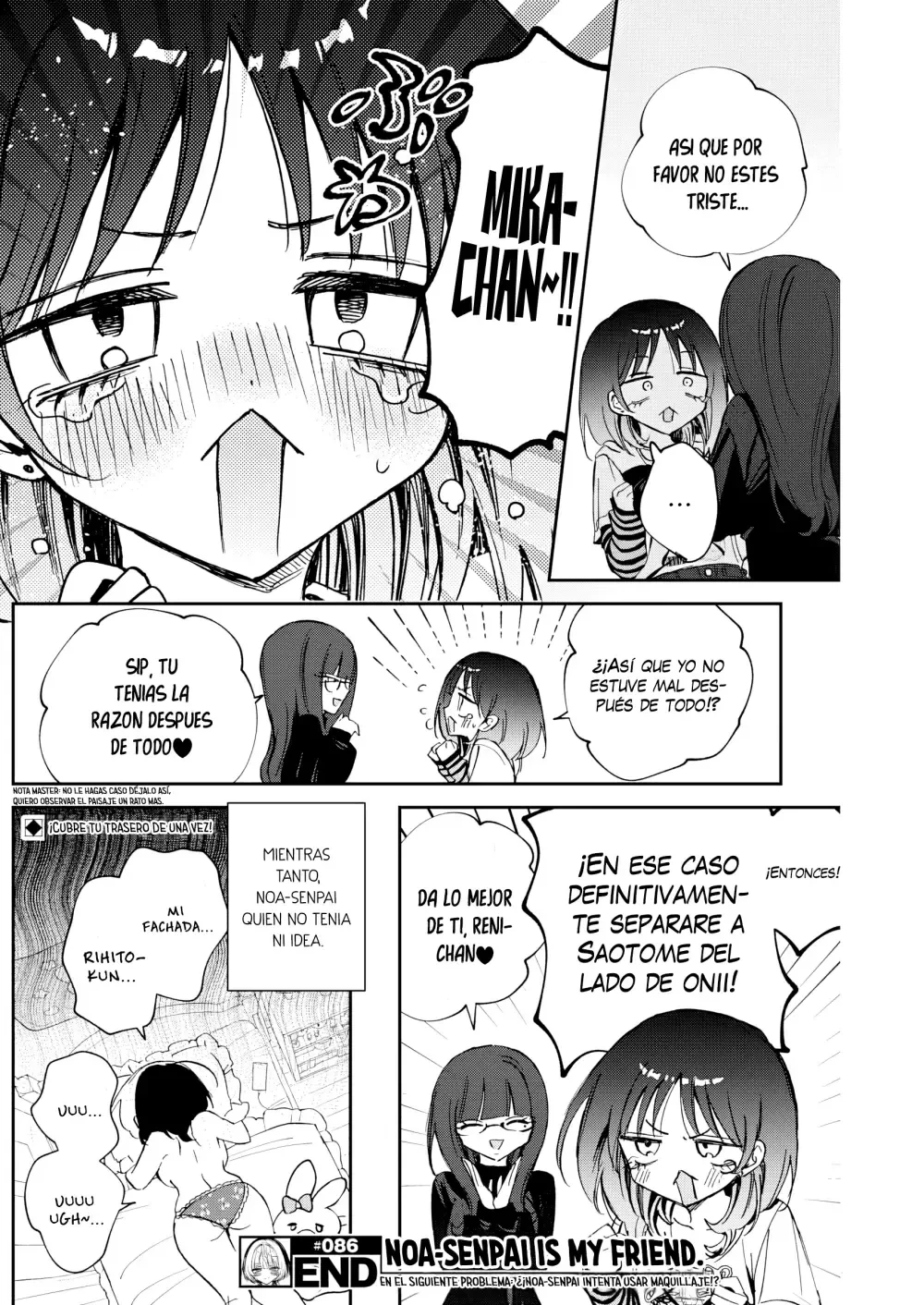 Noa-senpai Wa Tomodachi - Capítulo 86 - Página 19 - LectorTMOo
