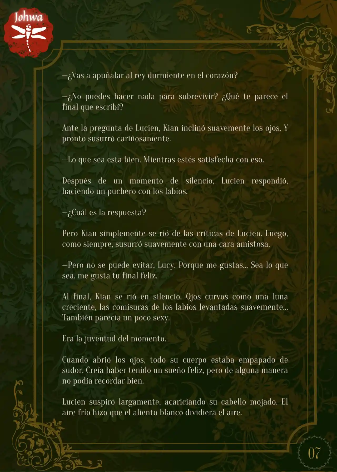 Noche Sin Rostro (Novela) - Capítulo 1 - Página 6 - LectorTMOo