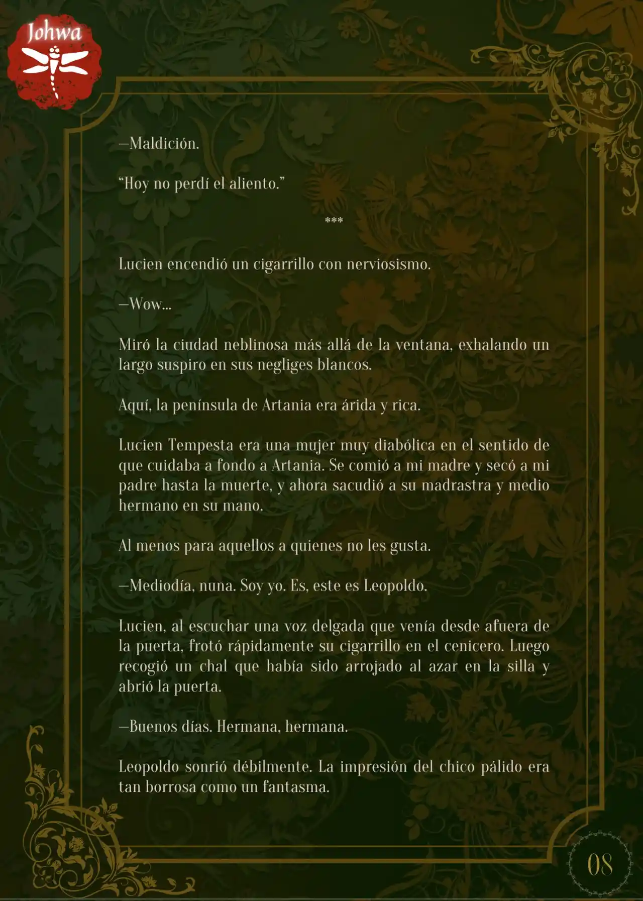 Noche Sin Rostro (Novela) - Capítulo 1 - Página 7 - LectorTMOo