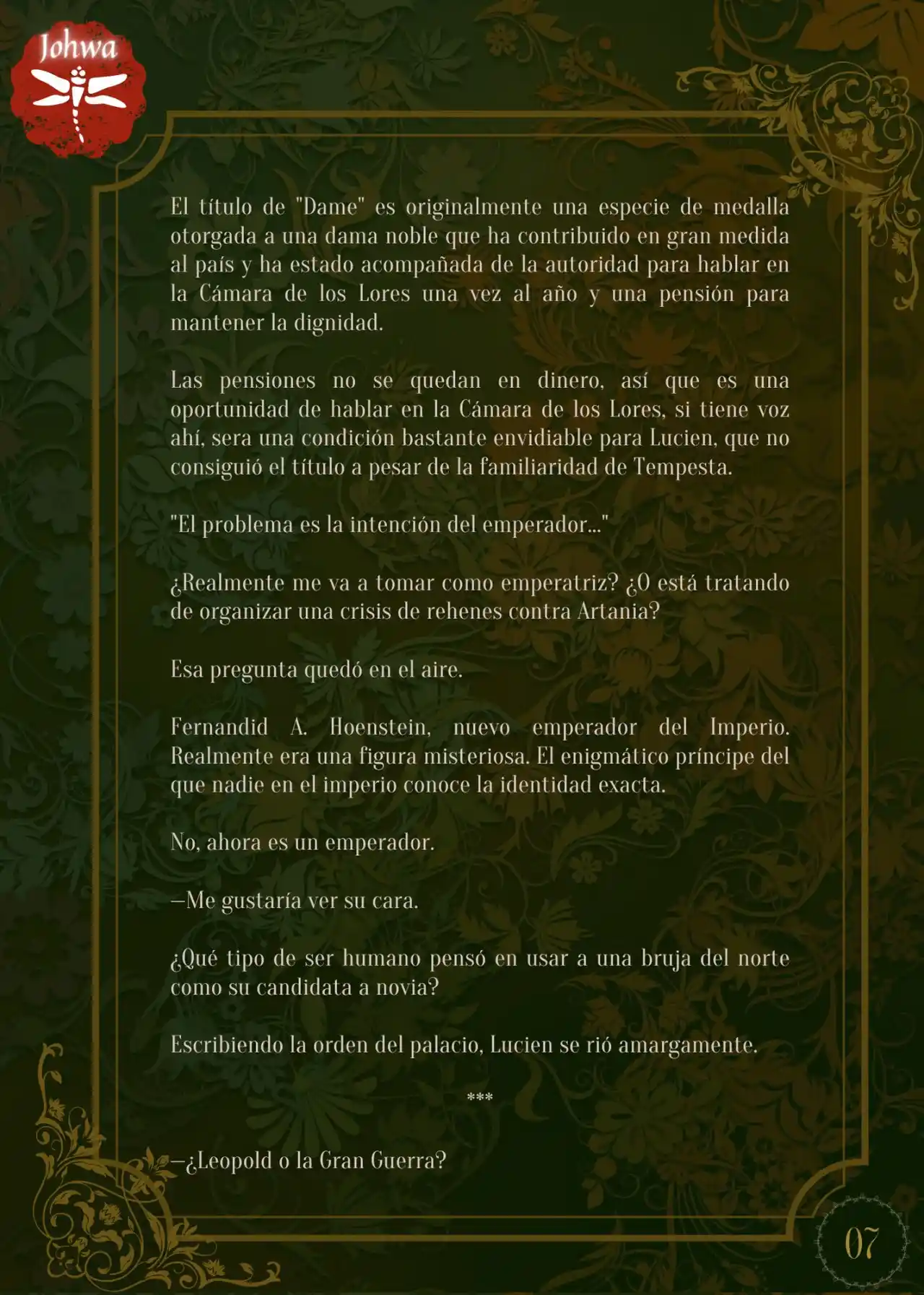 Noche Sin Rostro (Novela) - Capítulo 2 - Página 5 - LectorTMOo