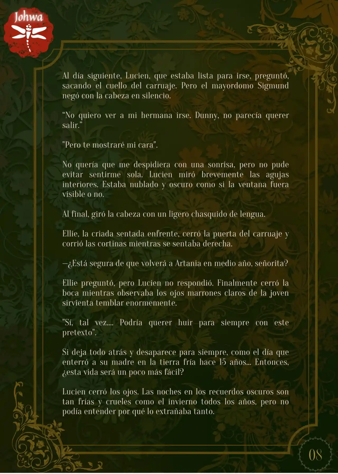 Noche Sin Rostro (Novela) - Capítulo 2 - Página 6 - LectorTMOo