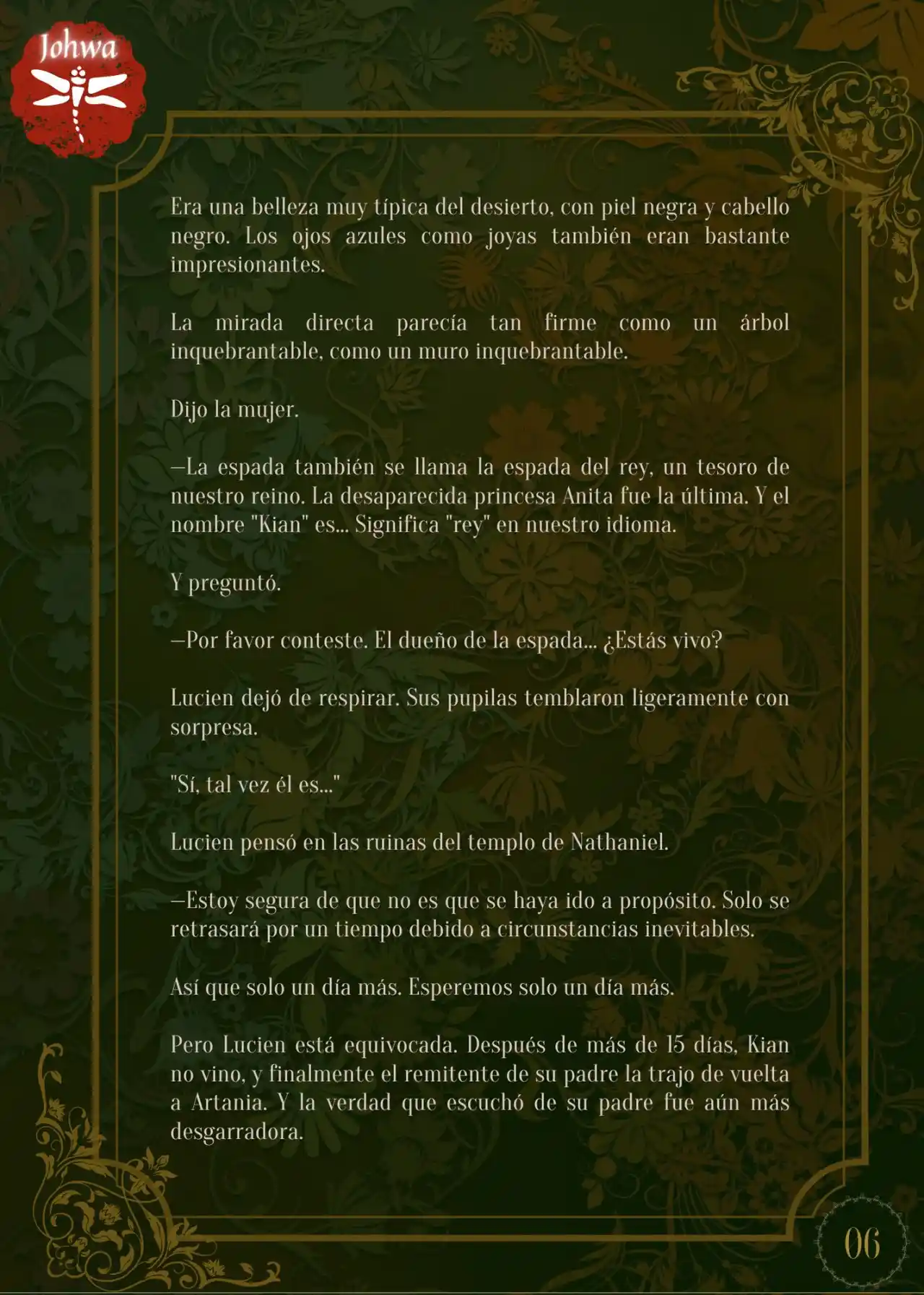 Noche Sin Rostro (Novela) - Capítulo 3 - Página 8 - LectorTMOo