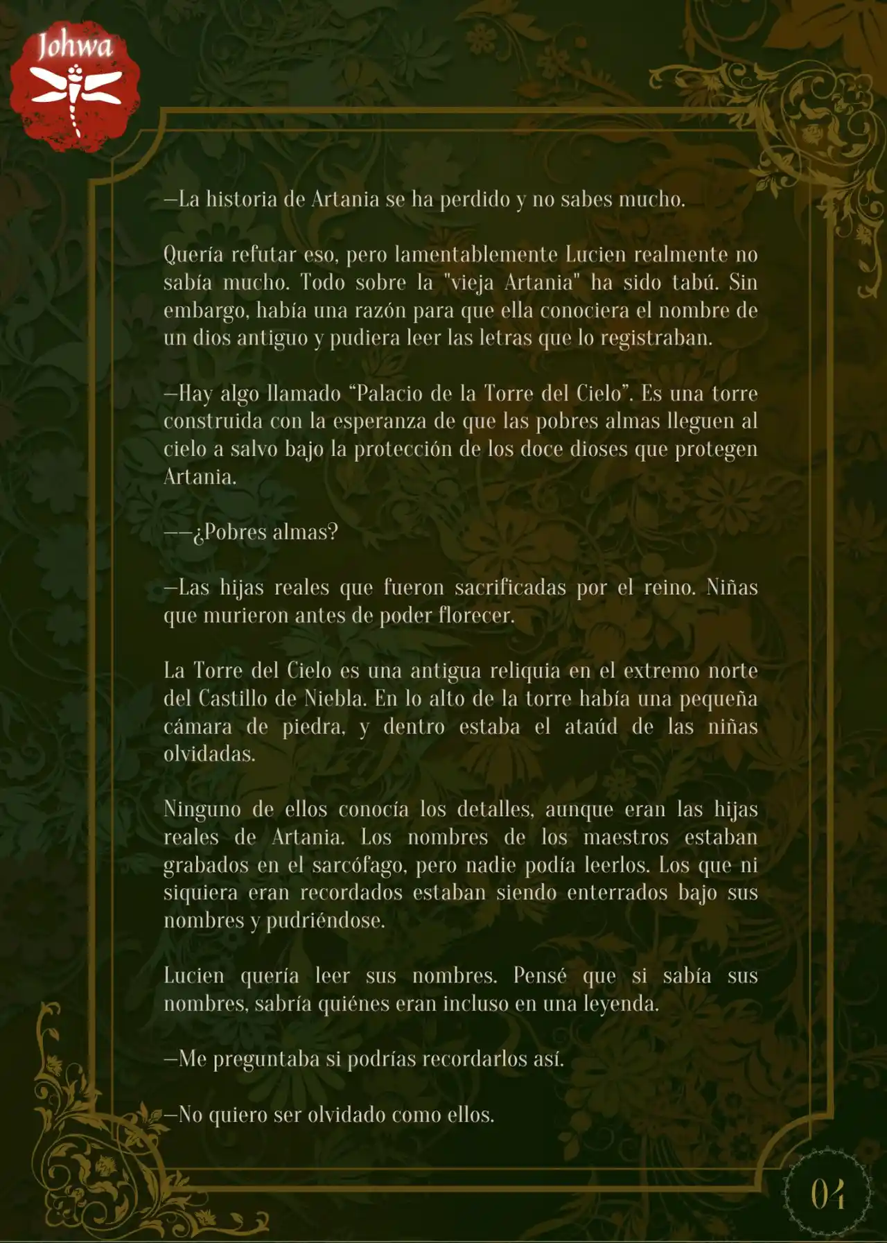 Noche Sin Rostro (Novela) - Capítulo 4 - Página 6 - LectorTMOo