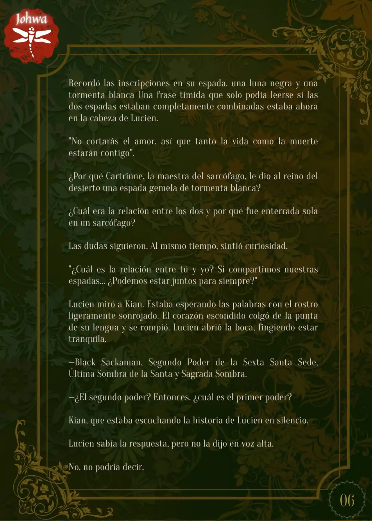 Noche Sin Rostro (Novela) - Capítulo 4 - Página 8 - LectorTMOo