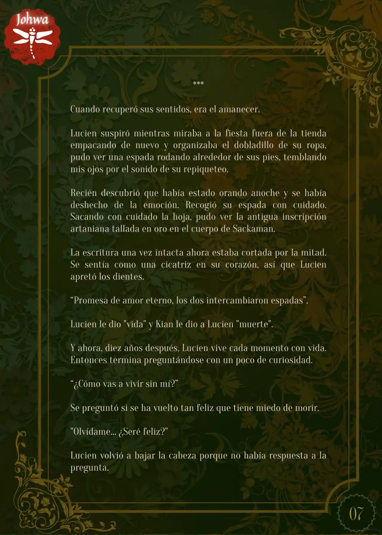Noche Sin Rostro (Novela) - Capítulo 4 - Página 9 - LectorTMOo