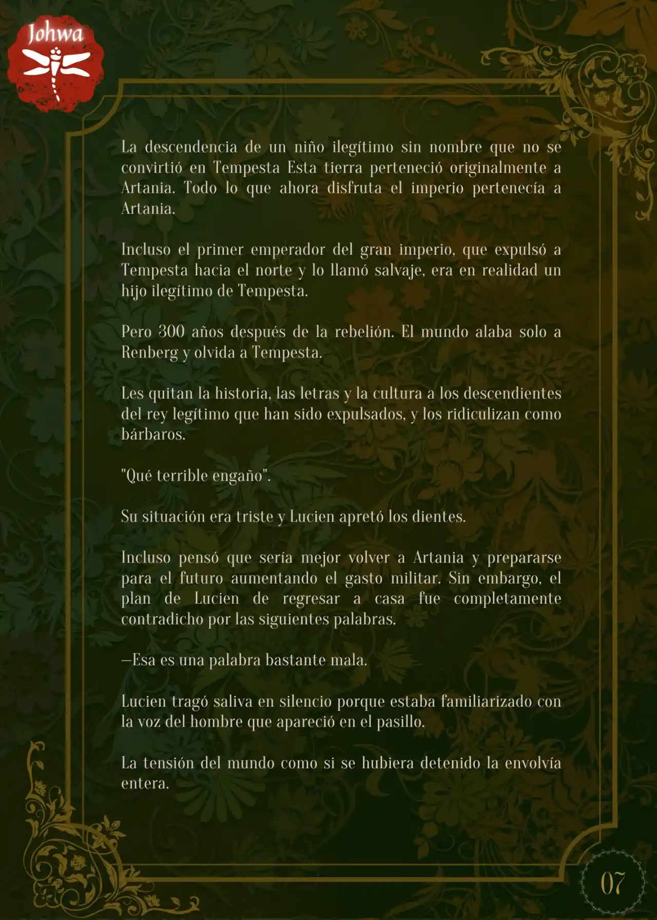 Noche Sin Rostro (Novela) - Capítulo 5 - Página 9 - LectorTMOo