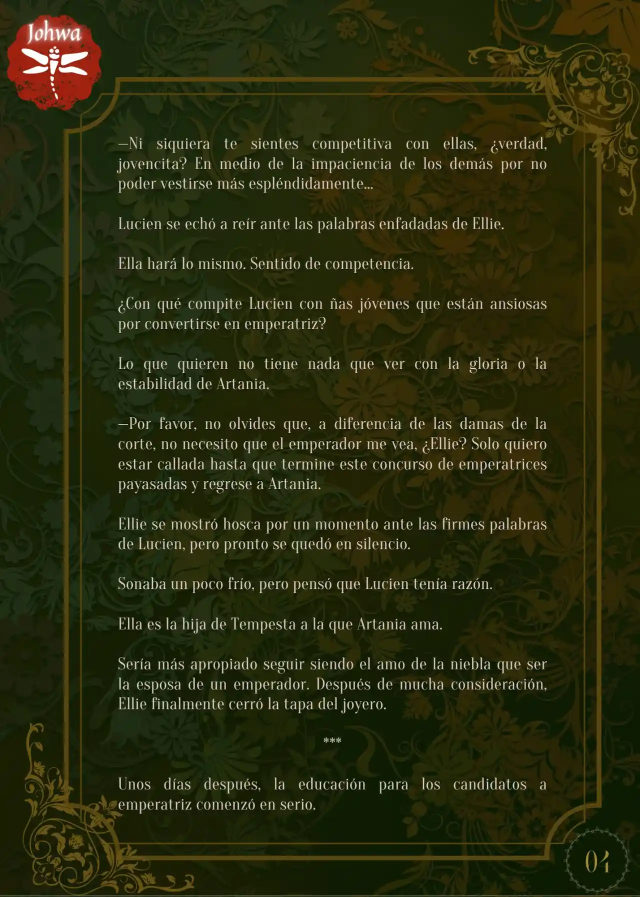 Noche Sin Rostro (Novela) - Capítulo 6 - Página 6 - LectorTMOo