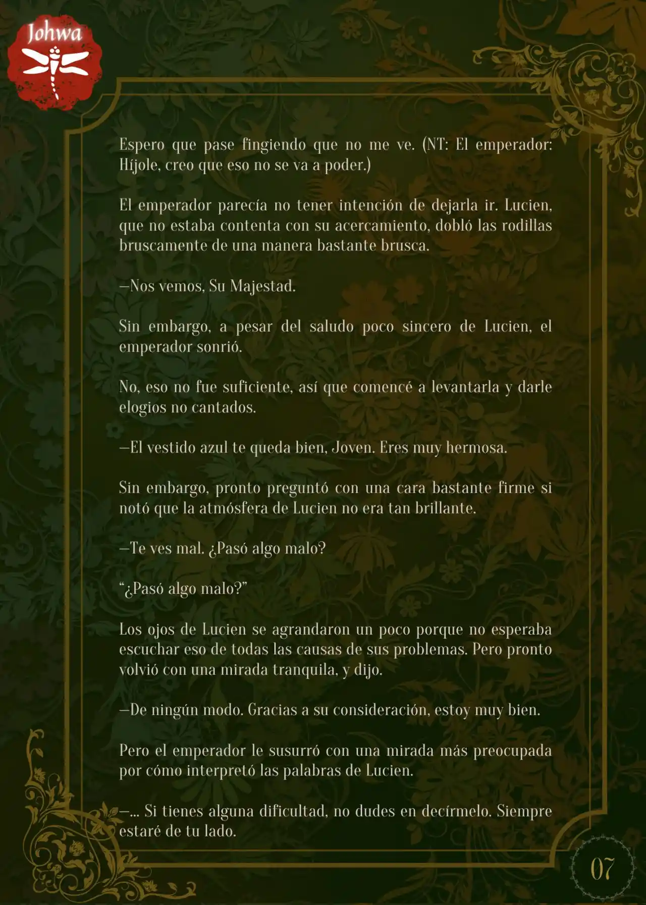 Noche Sin Rostro (Novela) - Capítulo 6 - Página 9 - LectorTMOo