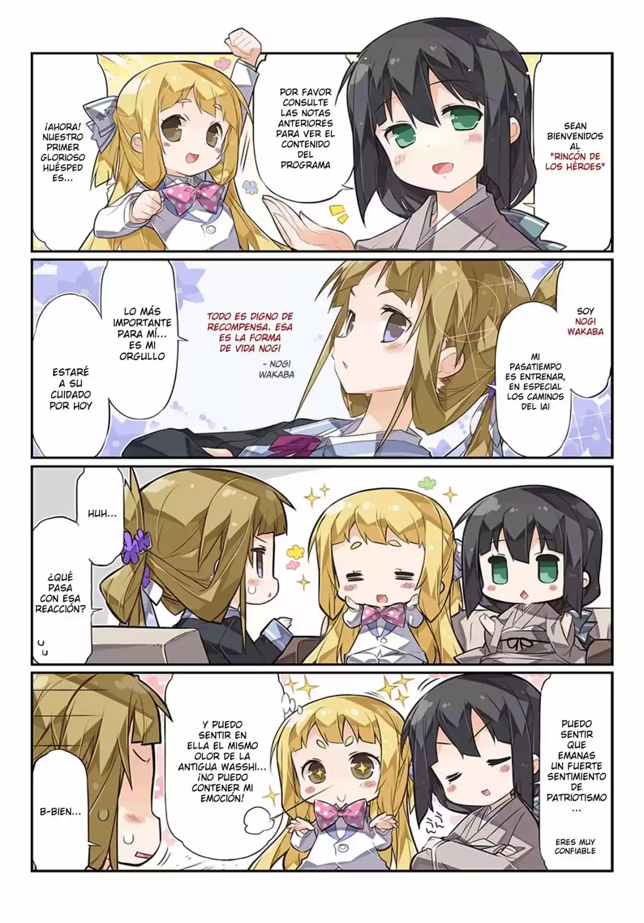 Nogi Wakaba Wa Yuusha De Aru: Web 4-Koma - Capítulo 1 - Página 1 - LectorTMOo