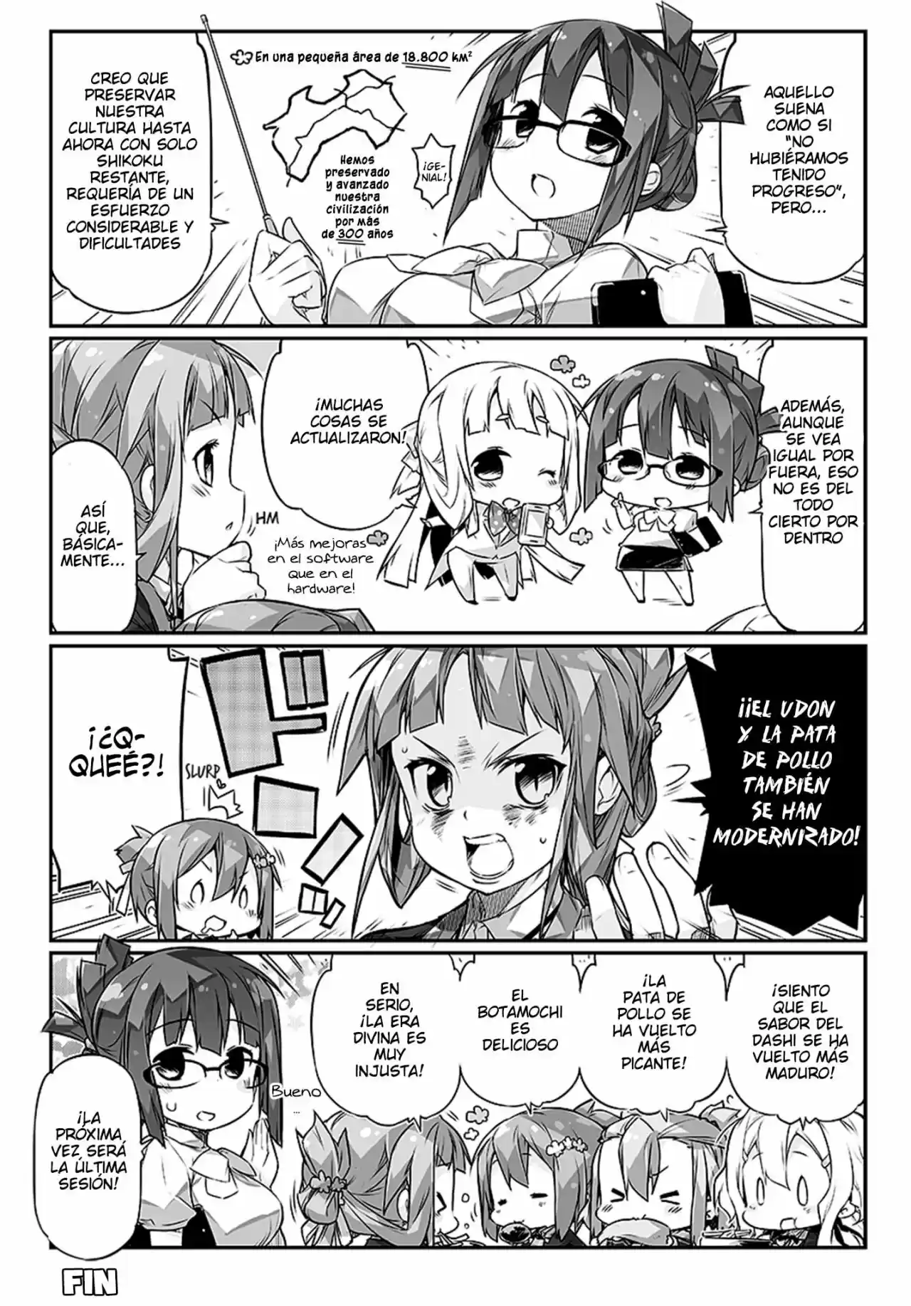 Nogi Wakaba Wa Yuusha De Aru: Web 4-Koma - Capítulo 16 - Página 3 - LectorTMOo