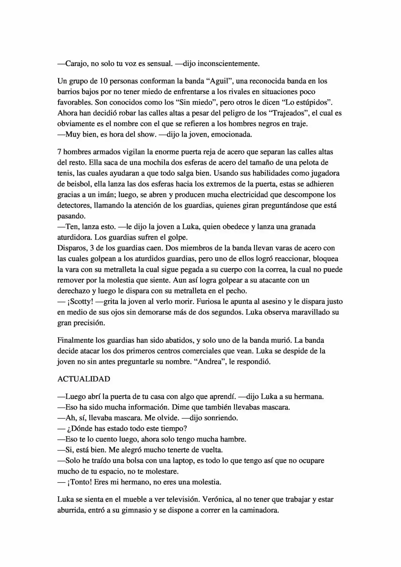 Normal City (Novela) - Capítulo 1 - Página 8 - LectorTMOo