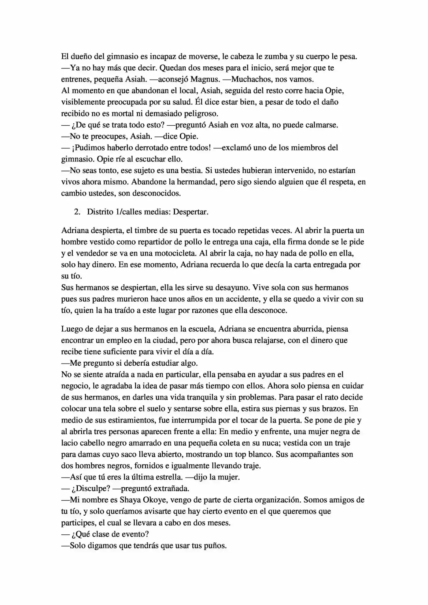 Normal City (Novela) - Capítulo 2 - Página 4 - LectorTMOo