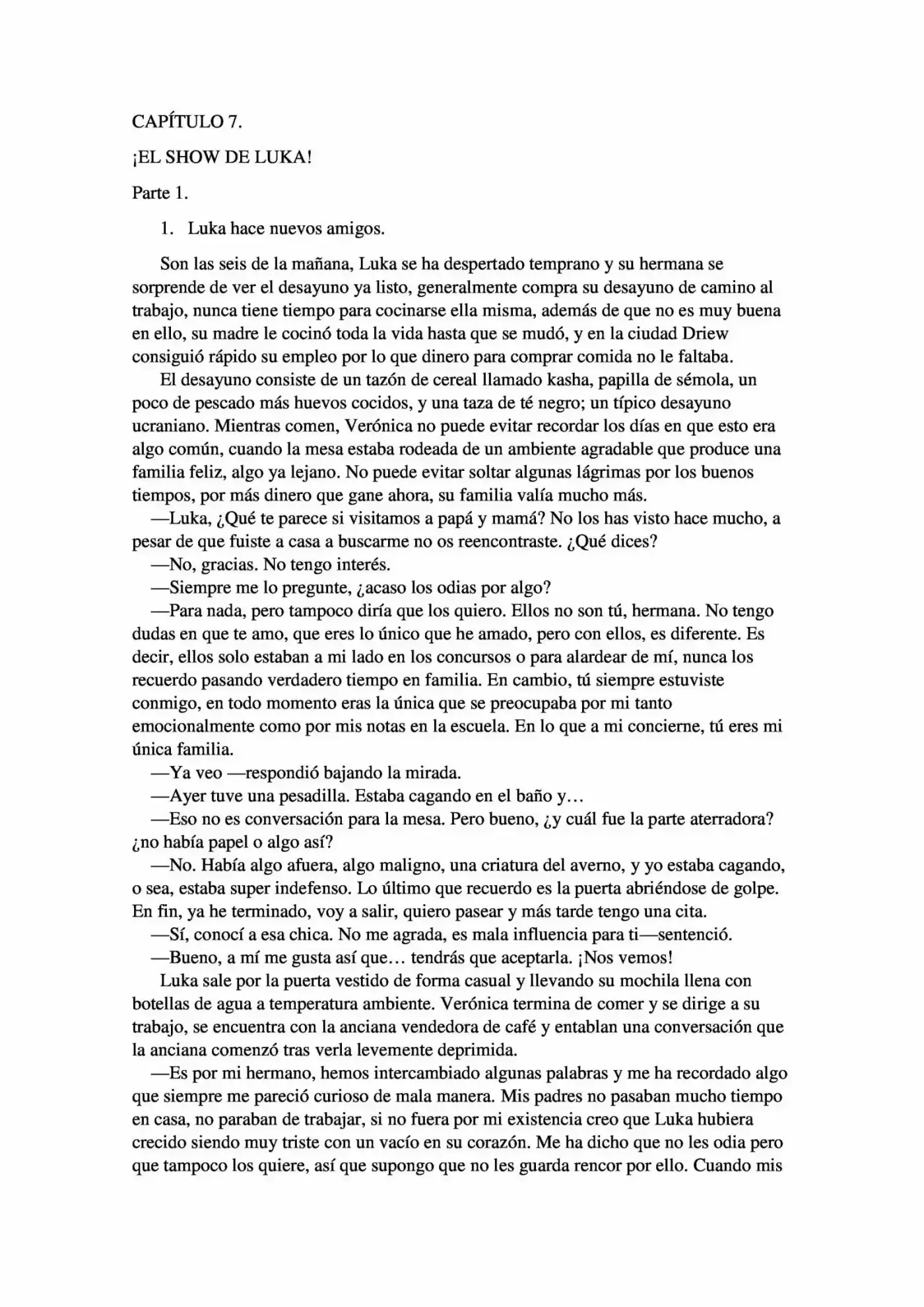 Normal City (Novela) - Capítulo 7 - Página 1 - LectorTMOo