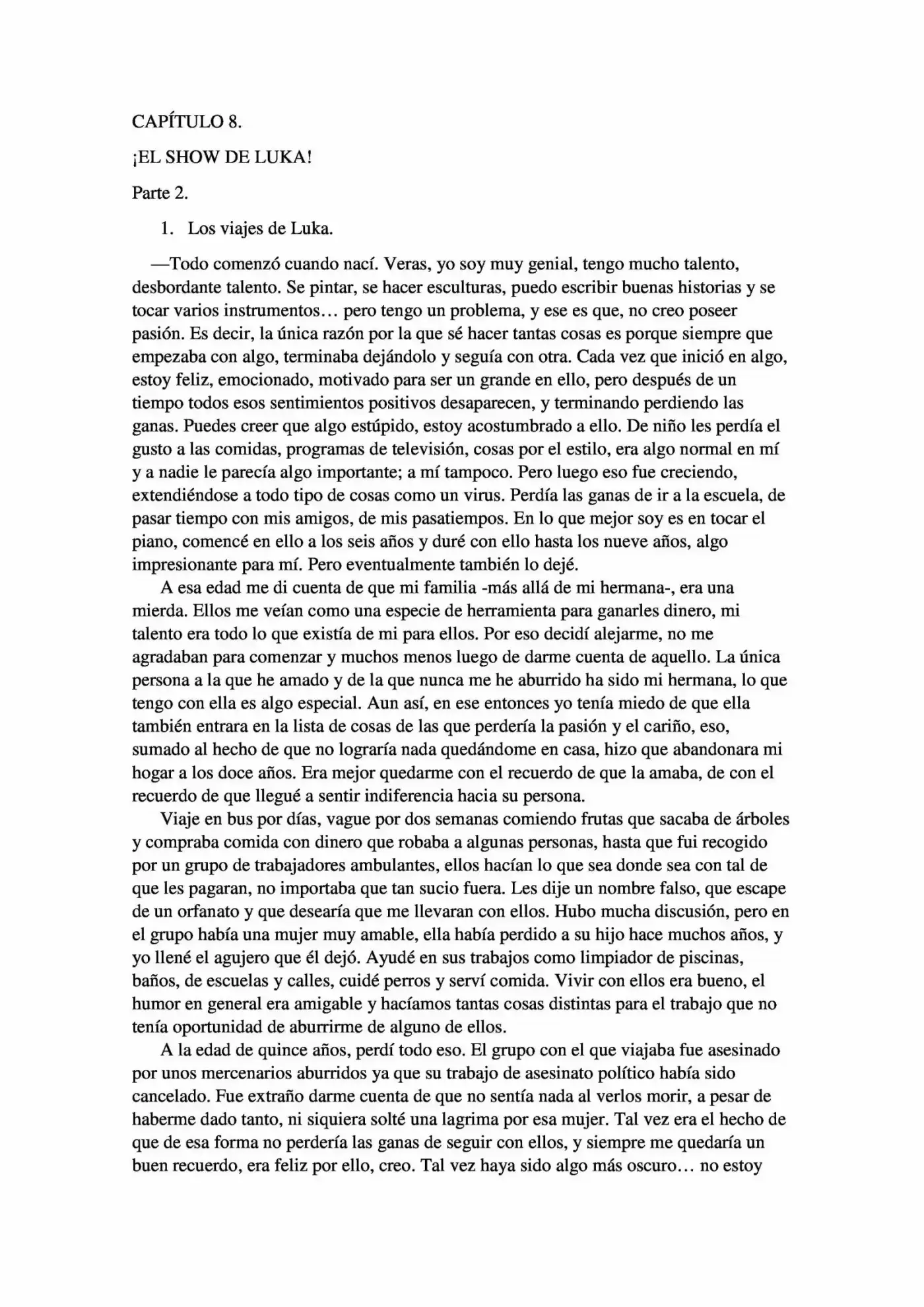 Normal City (Novela) - Capítulo 8 - Página 1 - LectorTMOo