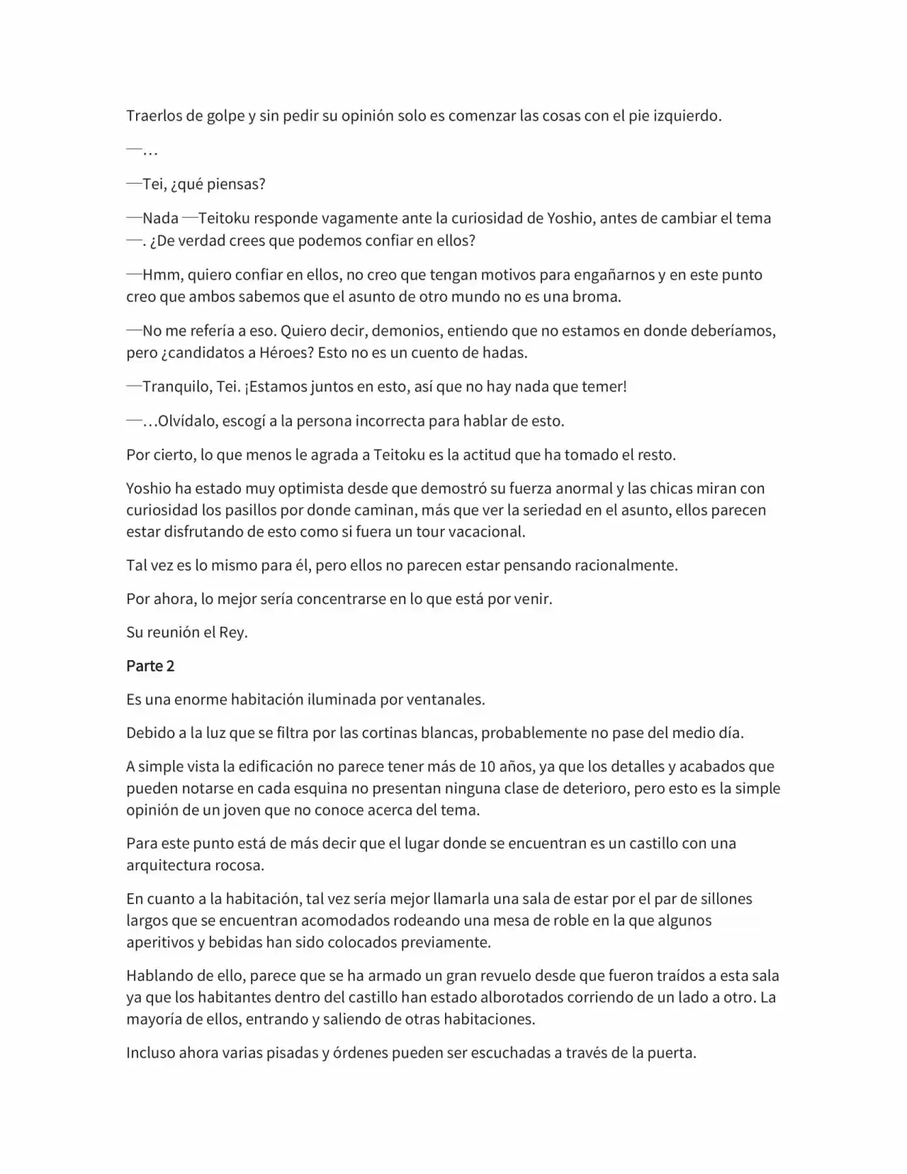 Not A Hero (Novela) - Capítulo 3 - Página 2 - LectorTMOo