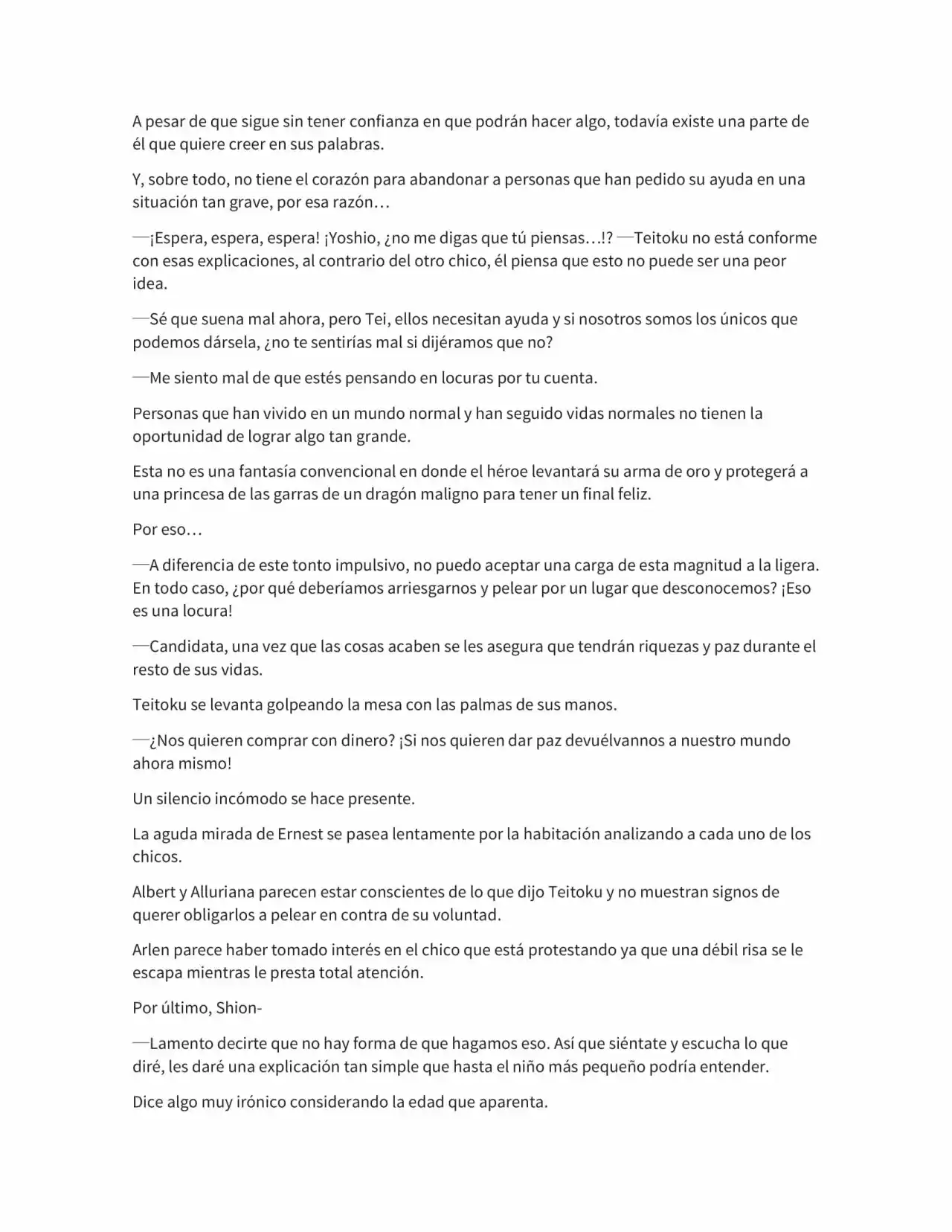 Not A Hero (Novela) - Capítulo 3 - Página 8 - LectorTMOo