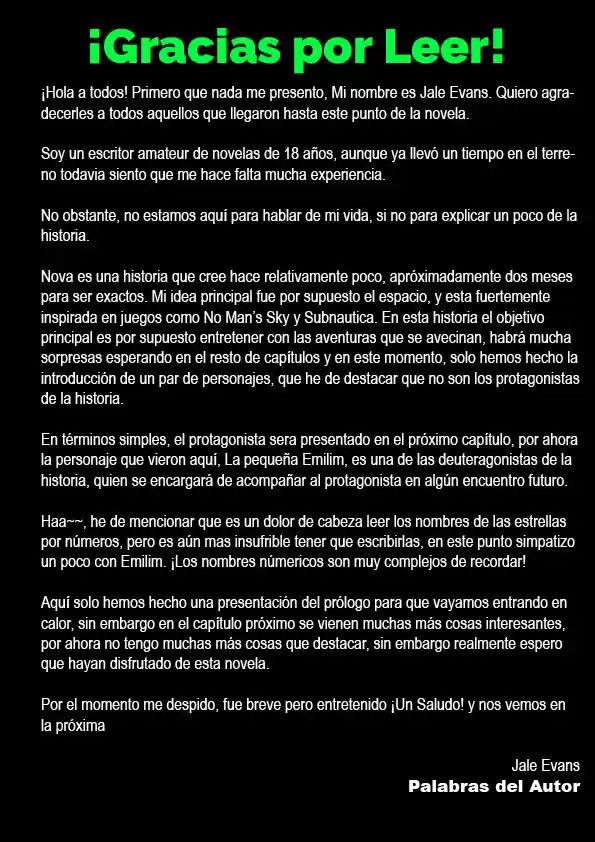 NOVA: A Journey Through Space (Novela) - Capítulo 1 - Página 12 - LectorTMOo