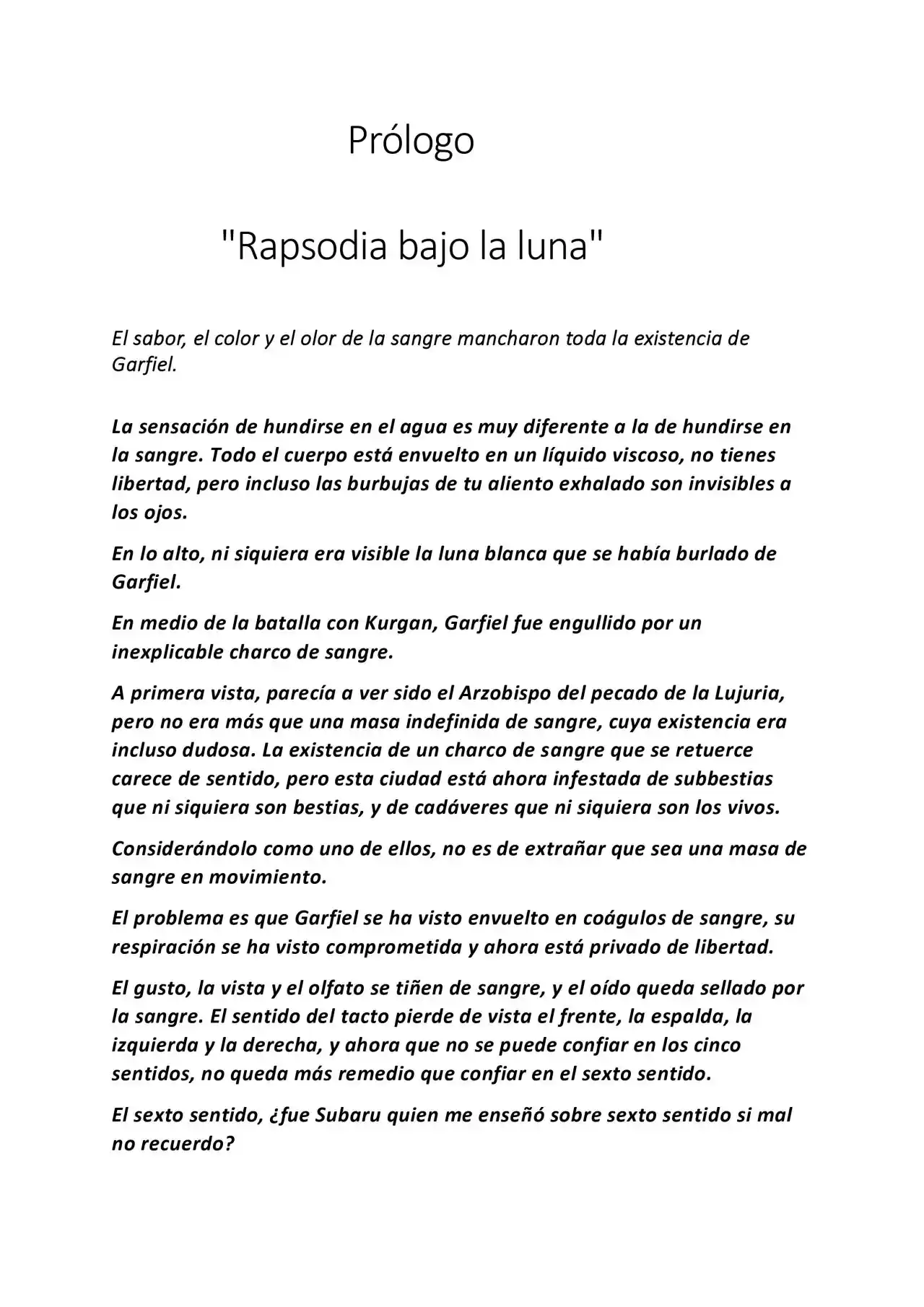 Novela Ligera Re:Zero Kara Hajimeru Isekai Seikatsu (Novela) - Capítulo 13 - Página 1 - LectorTMOo