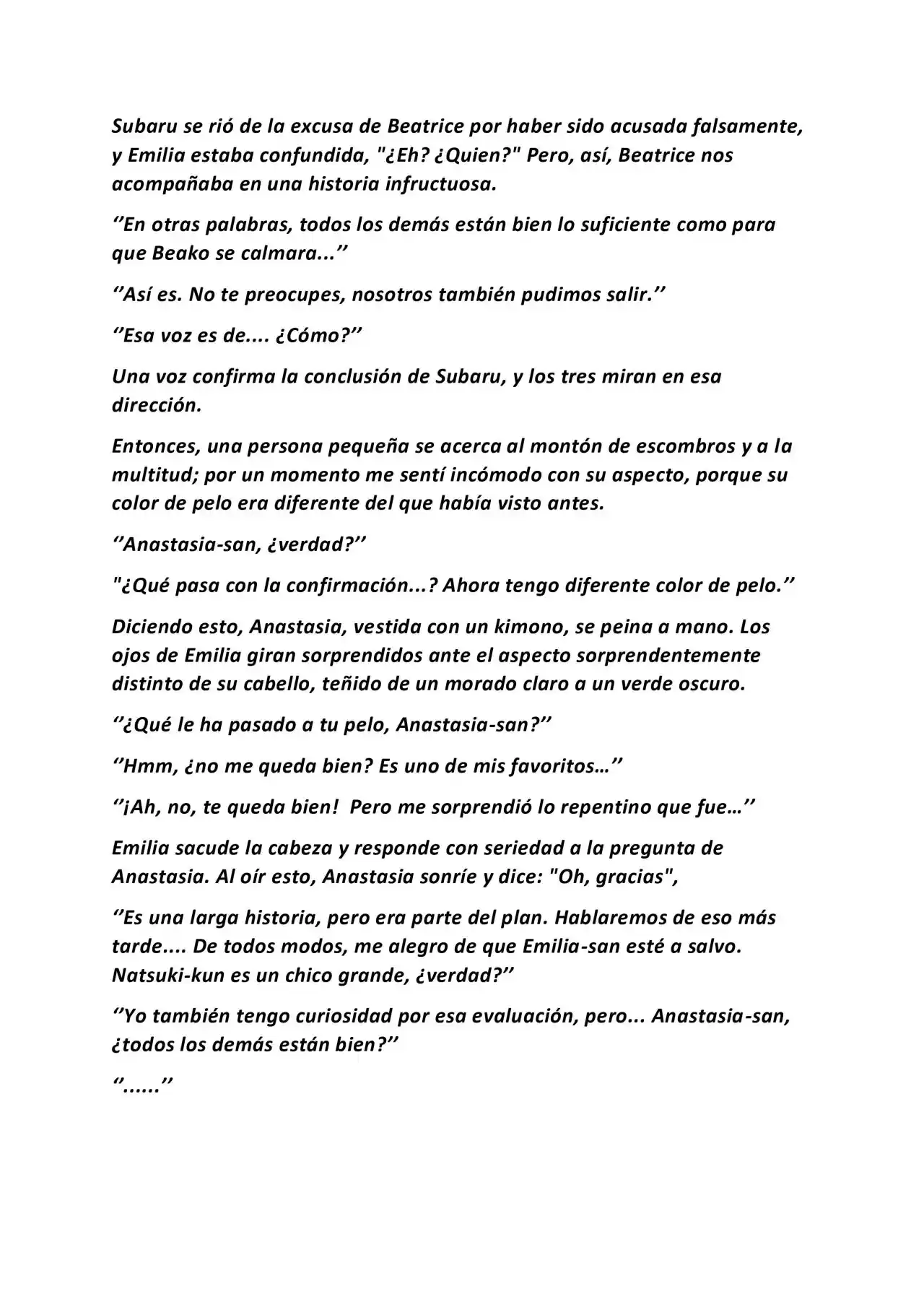 Novela Ligera Re:Zero Kara Hajimeru Isekai Seikatsu (Novela) - Capítulo 19 - Página 6 - LectorTMOo