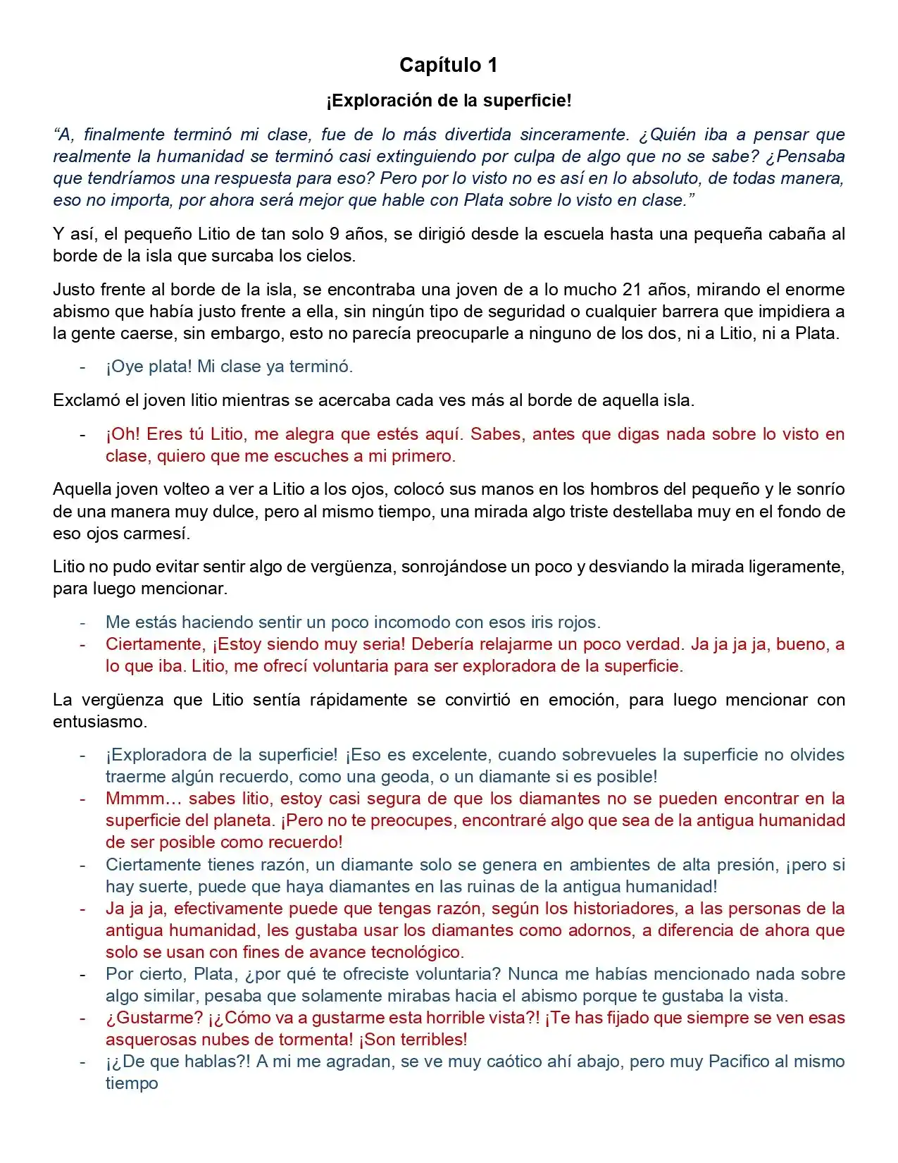 Nubes De Tormenta (Novela) - Capítulo 1 - Página 1 - LectorTMOo