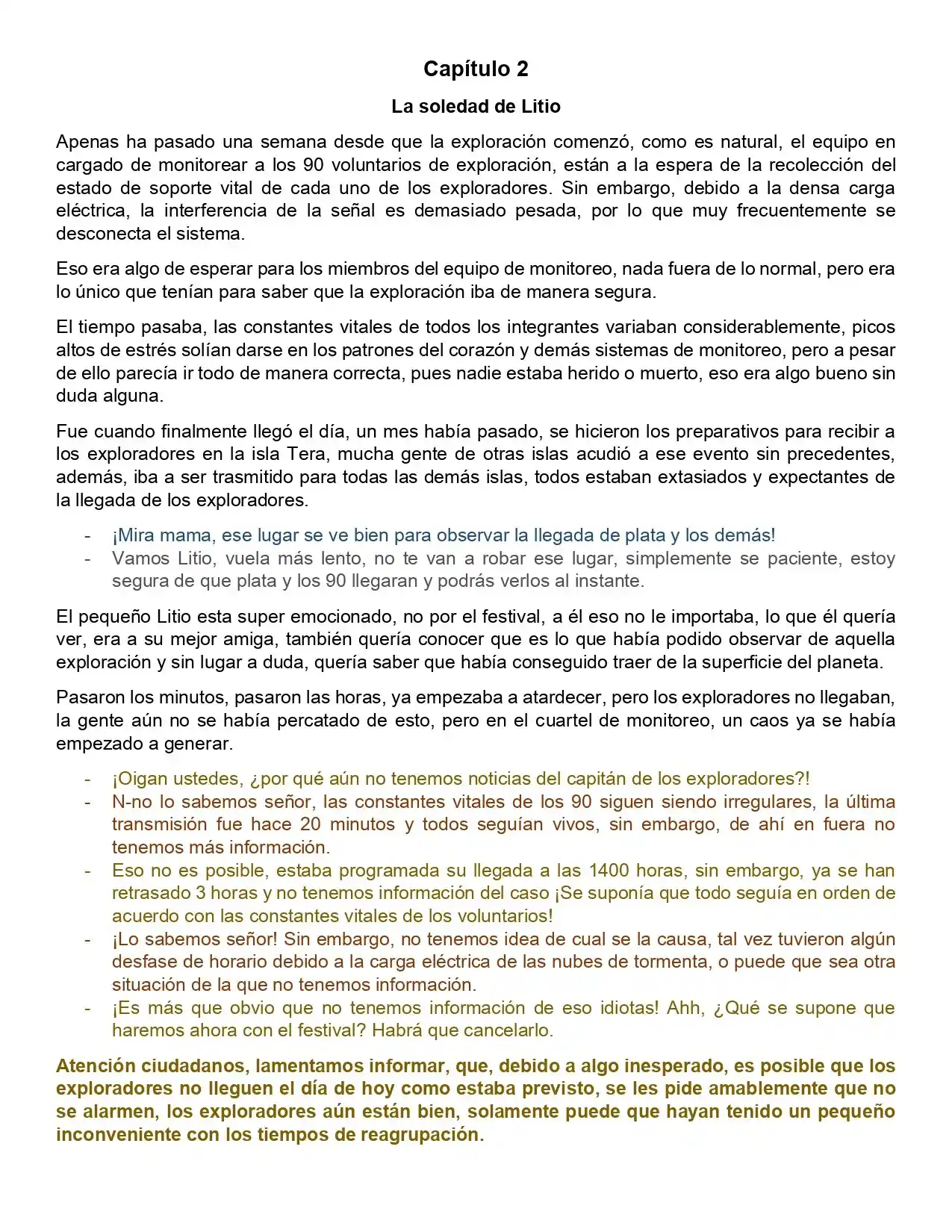 Nubes De Tormenta (Novela) - Capítulo 2 - Página 1 - LectorTMOo