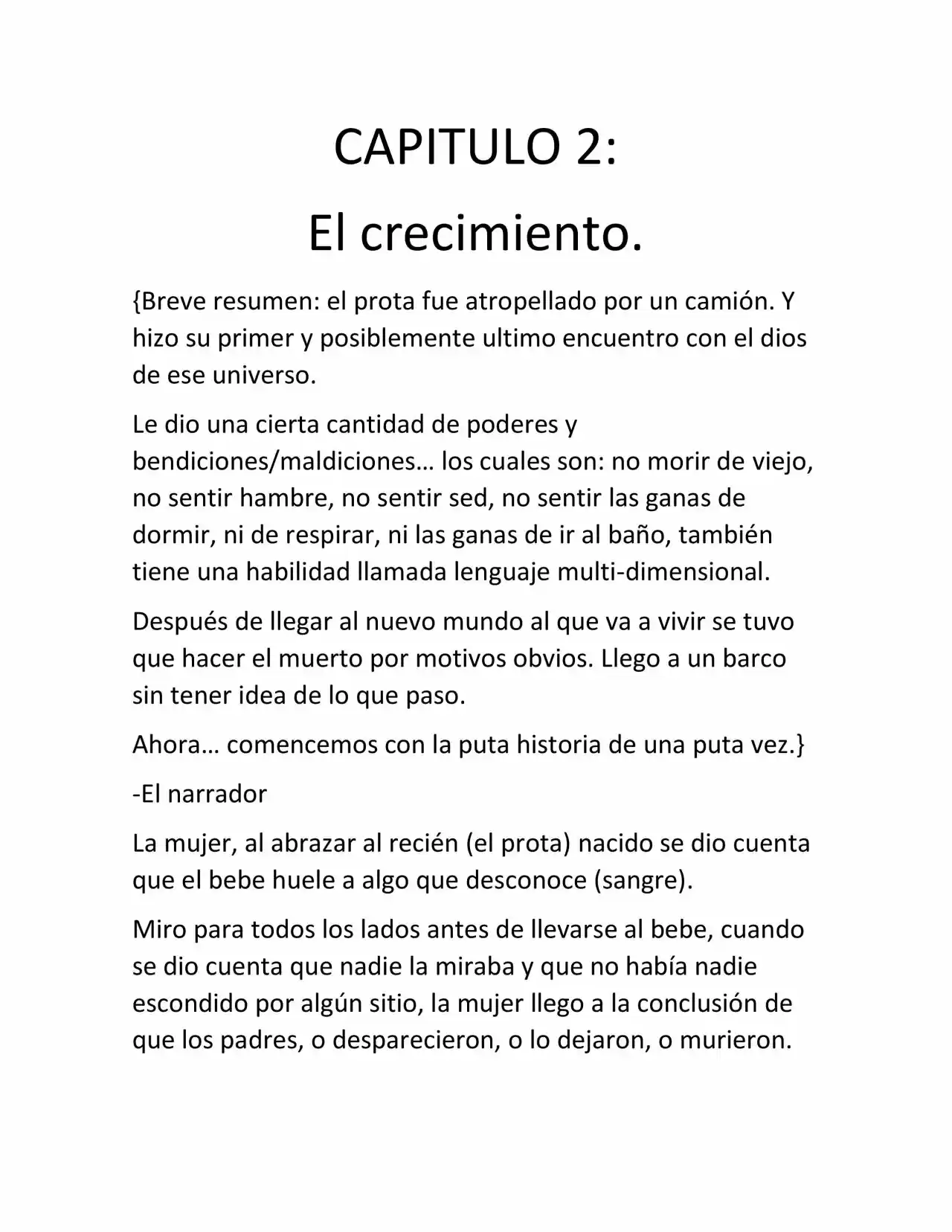 Nueva Vida, Nuevo Mundo. (Novela) - Capítulo 2 - Página 1 - LectorTMOo