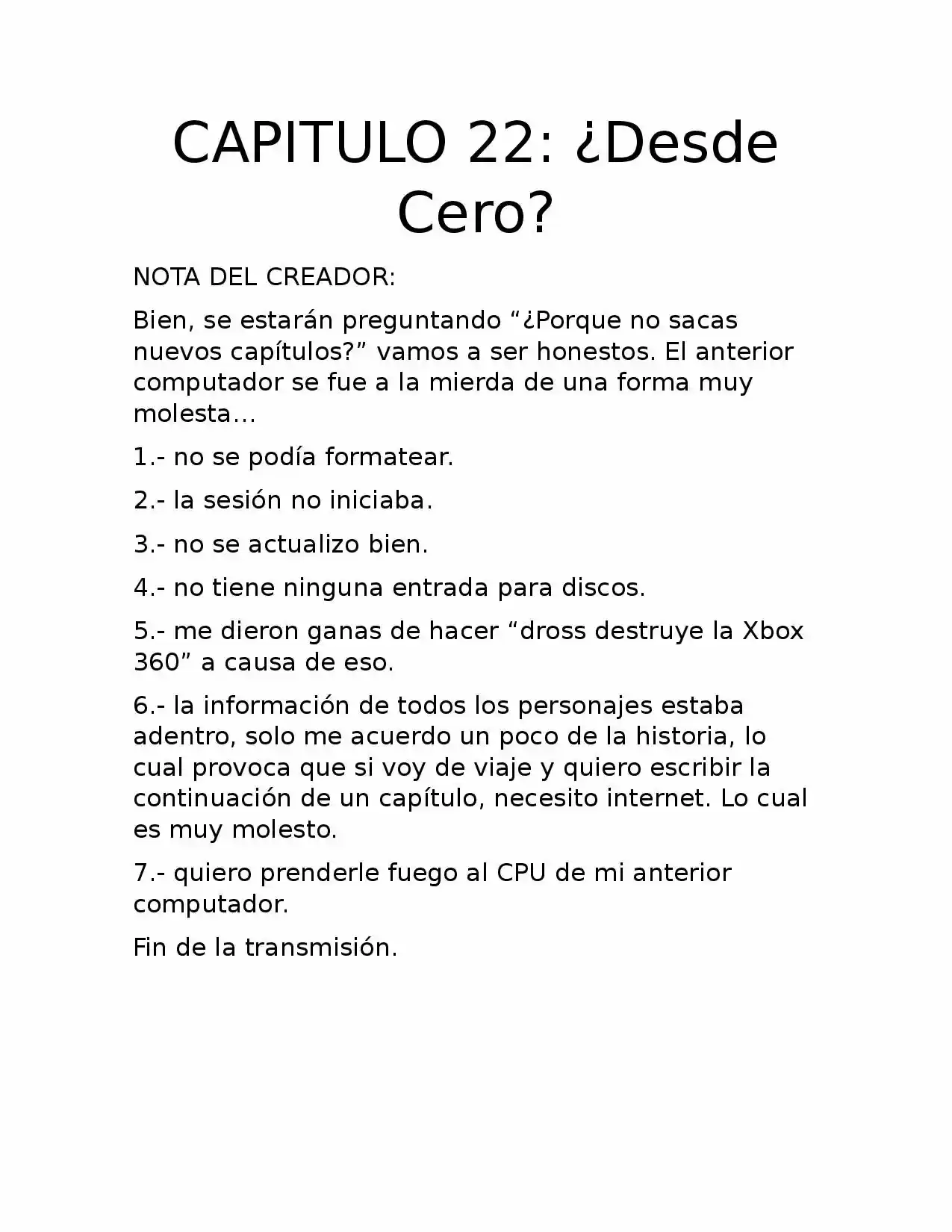 Nueva Vida, Nuevo Mundo. (Novela) - Capítulo 22 - Página 1 - LectorTMOo