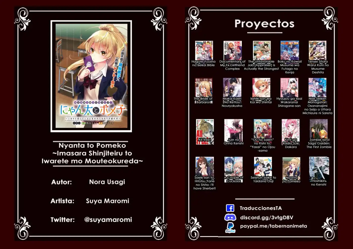 Nyanta & Pomeco: Creo En Ello Ahora, Es Demasiado Tarde Para Aferrarse - Capítulo 4 - Página 26 - LectorTMOo