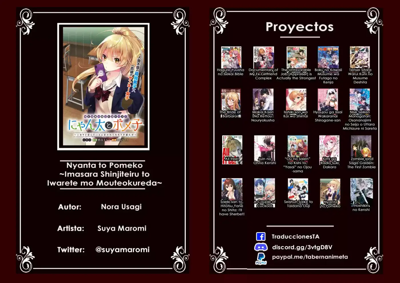 Nyanta To Pomeko ~Aunque Digas Que Me Crees Ahora, Es Demasiado Tarde~ - Capítulo 4 - Página 26 - LectorTMOo