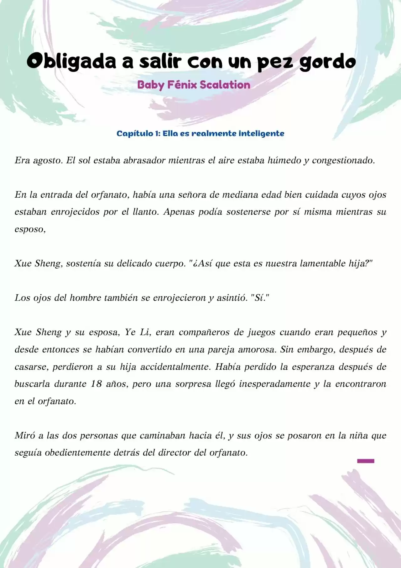 Obligada A Asalir Con Un Pez Gordo (Novela) - Capítulo 1 - Página 1 - LectorTMOo