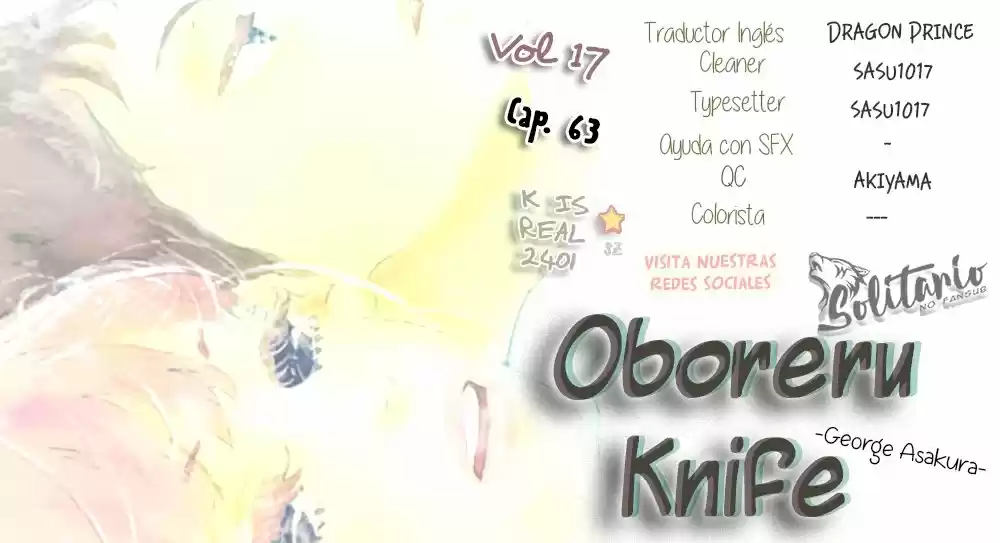 Oboreru Knife - Capítulo 63 - Página 1 - LectorTMOo