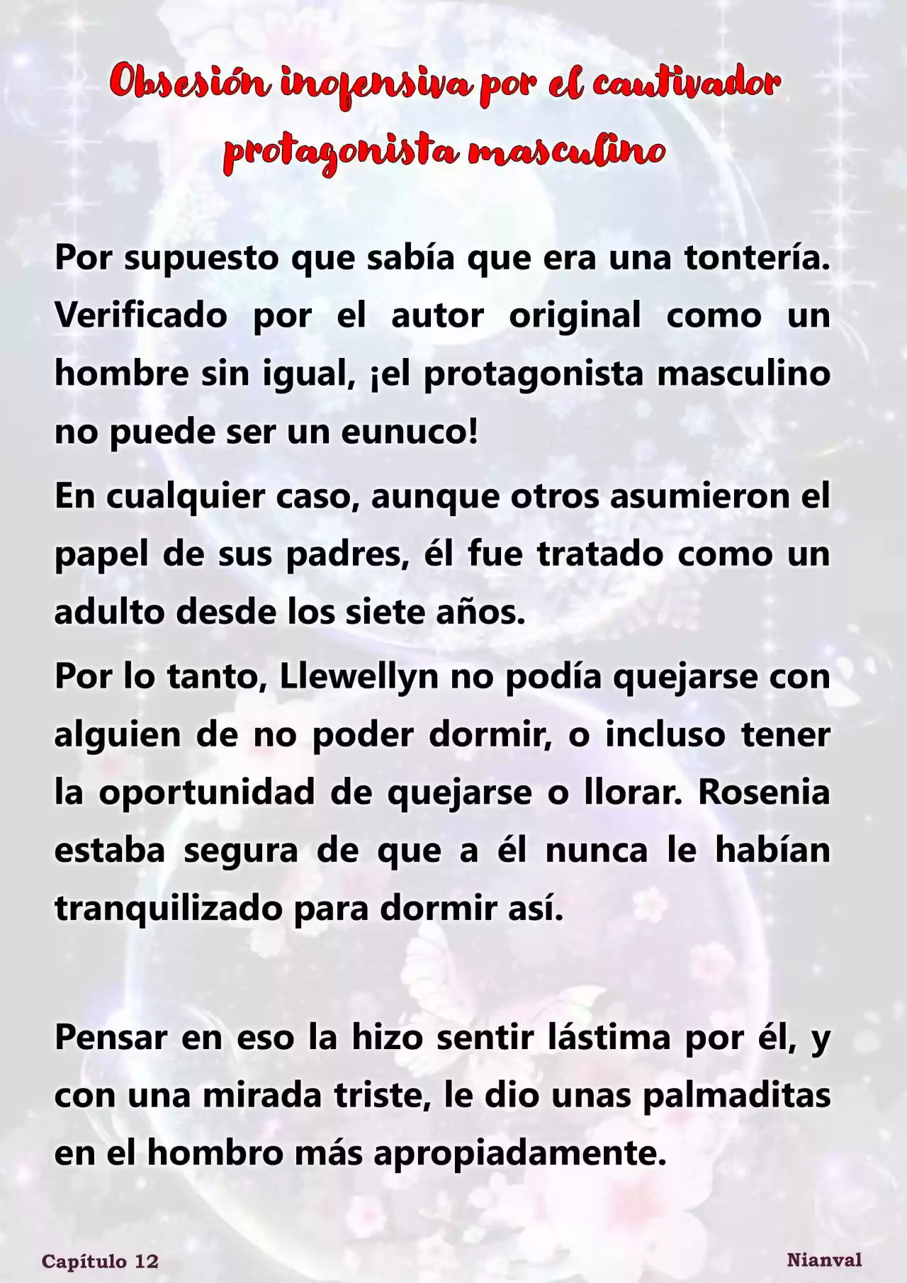 Obsesión Inofensiva Por El Cautivador Protagonista Masculino (Novela) - Capítulo 12 - Página 5 - LectorTMOo
