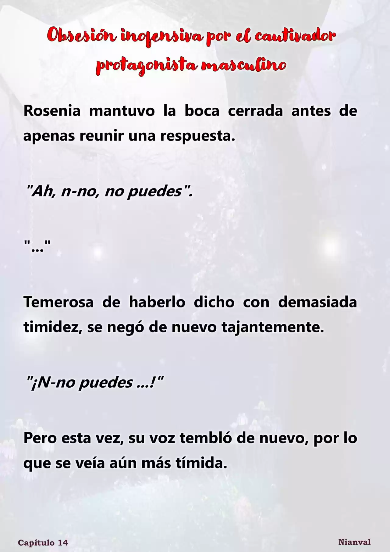 Obsesión Inofensiva Por El Cautivador Protagonista Masculino (Novela) - Capítulo 14 - Página 5 - LectorTMOo