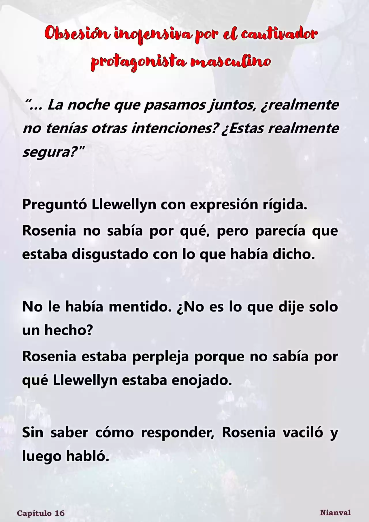 Obsesión Inofensiva Por El Cautivador Protagonista Masculino (Novela) - Capítulo 16 - Página 5 - LectorTMOo