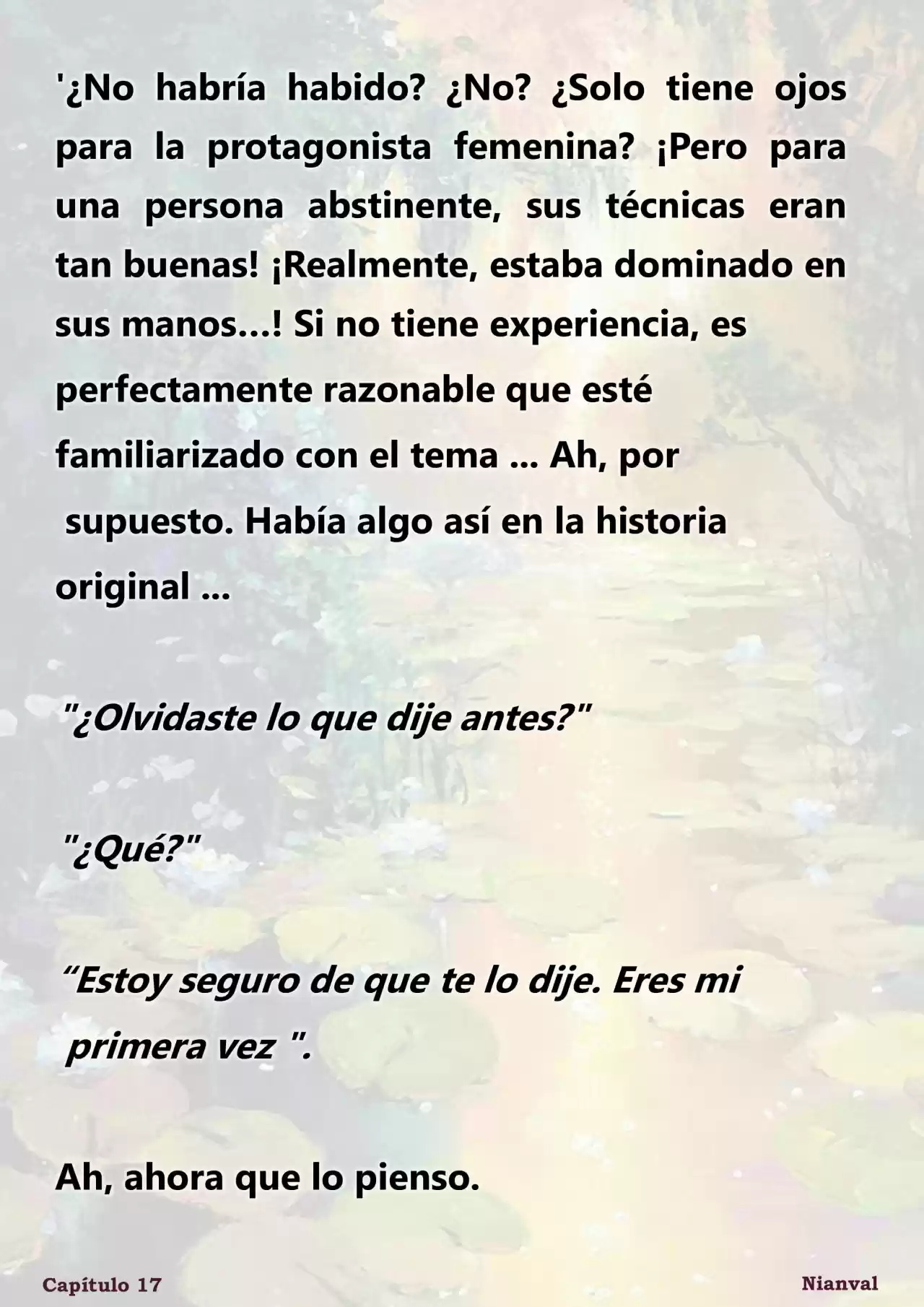 Obsesión Inofensiva Por El Cautivador Protagonista Masculino (Novela) - Capítulo 17 - Página 26 - LectorTMOo