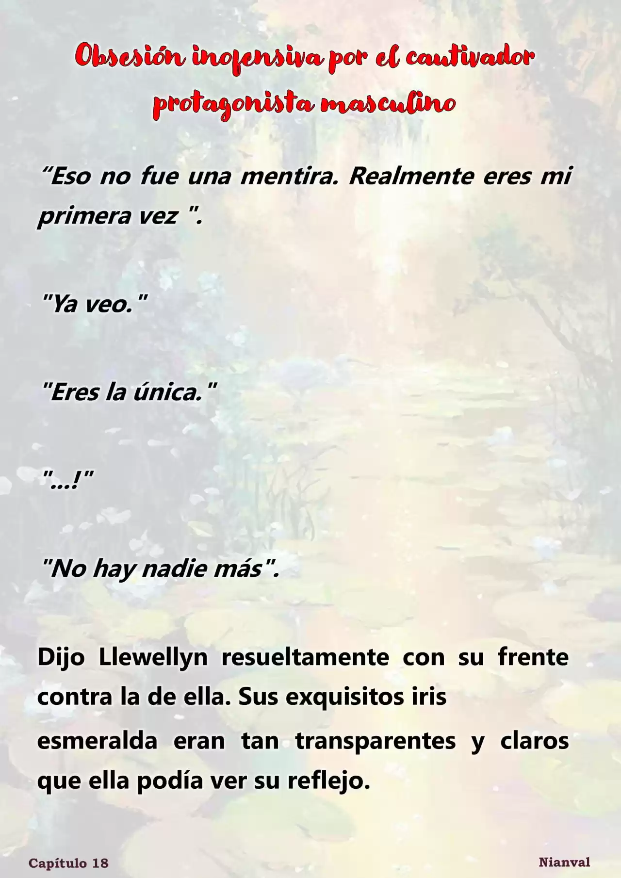 Obsesión Inofensiva Por El Cautivador Protagonista Masculino (Novela) - Capítulo 18 - Página 9 - LectorTMOo