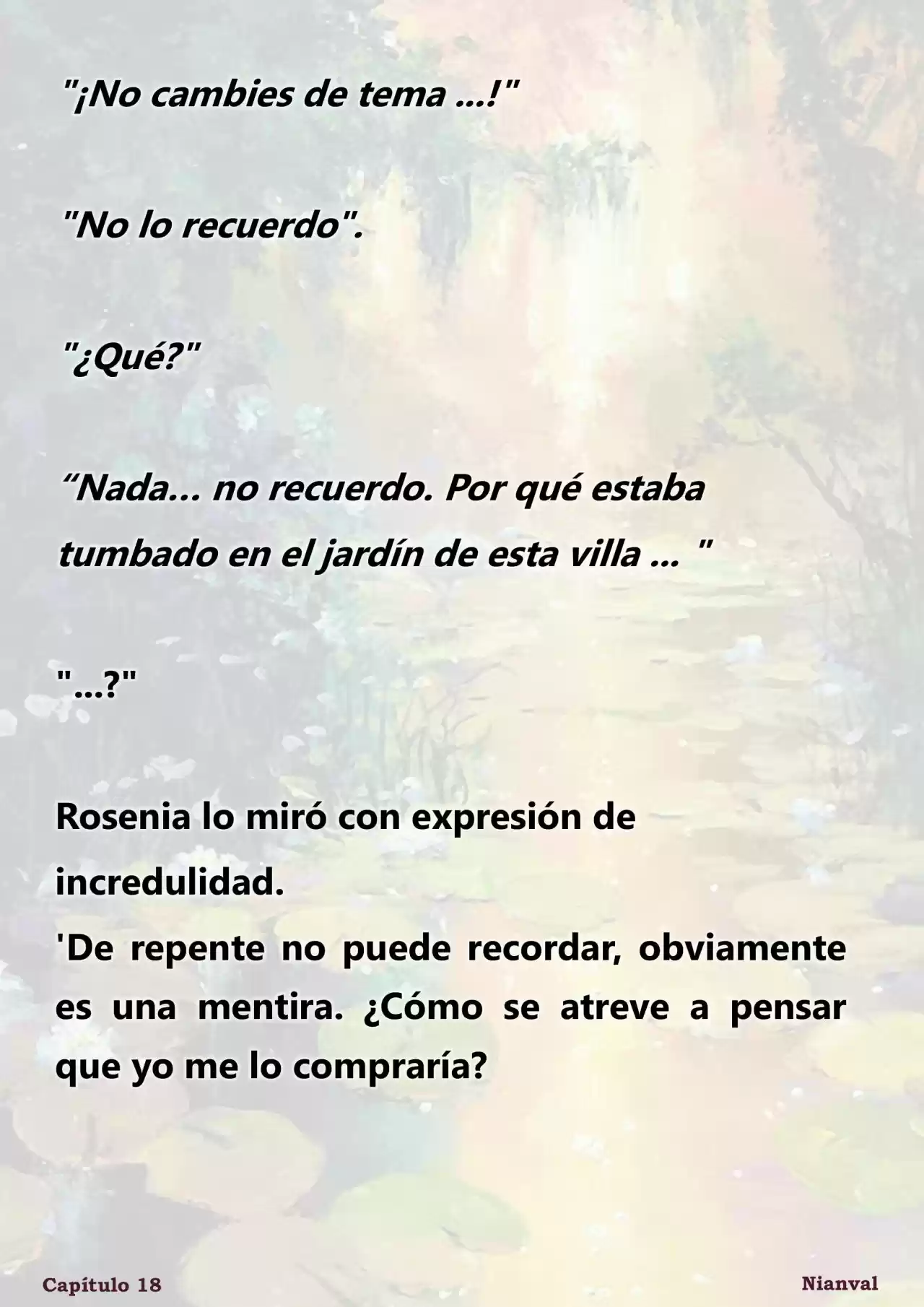 Obsesión Inofensiva Por El Cautivador Protagonista Masculino (Novela) - Capítulo 18 - Página 18 - LectorTMOo