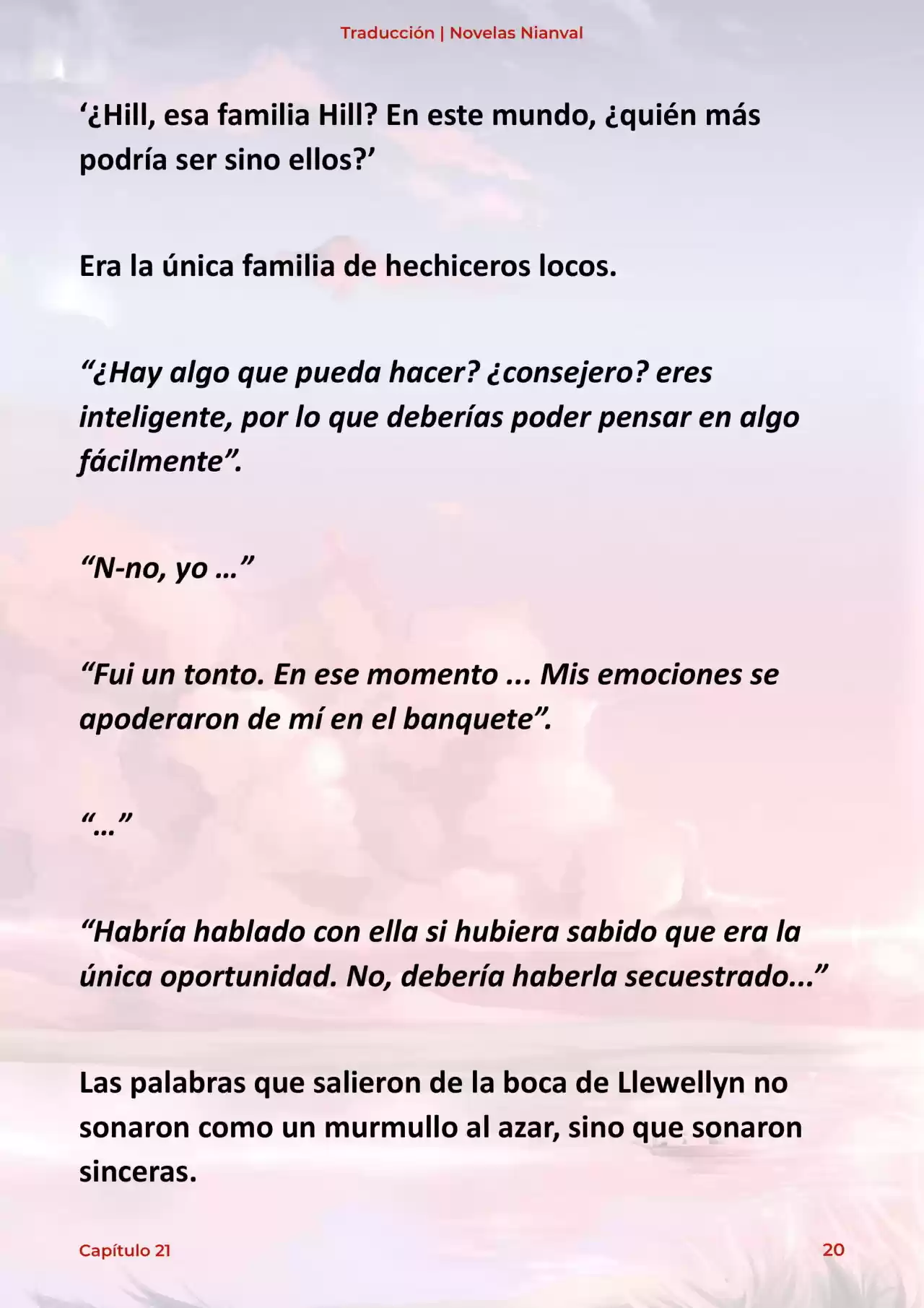 Obsesión Inofensiva Por El Cautivador Protagonista Masculino (Novela) - Capítulo 21 - Página 21 - LectorTMOo