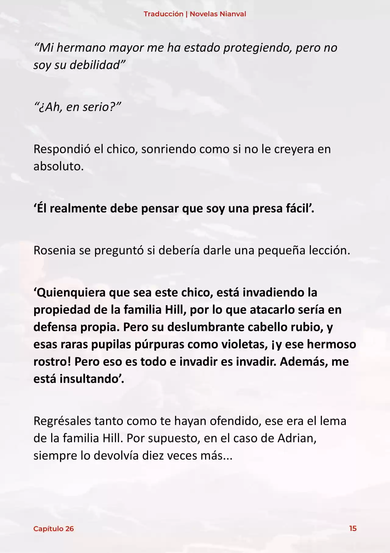 Obsesión Inofensiva Por El Cautivador Protagonista Masculino (Novela) - Capítulo 26 - Página 18 - LectorTMOo