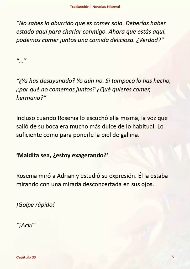 Obsesión Inofensiva Por El Cautivador Protagonista Masculino (Novela) - Capítulo 33 - Página 4 - LectorTMOo