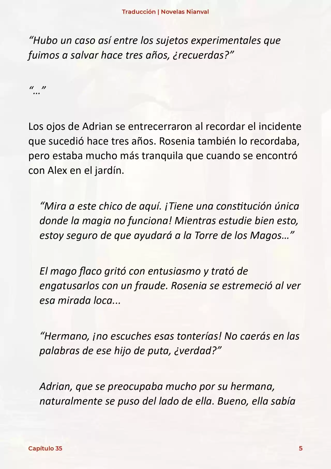 Obsesión Inofensiva Por El Cautivador Protagonista Masculino (Novela) - Capítulo 35 - Página 6 - LectorTMOo