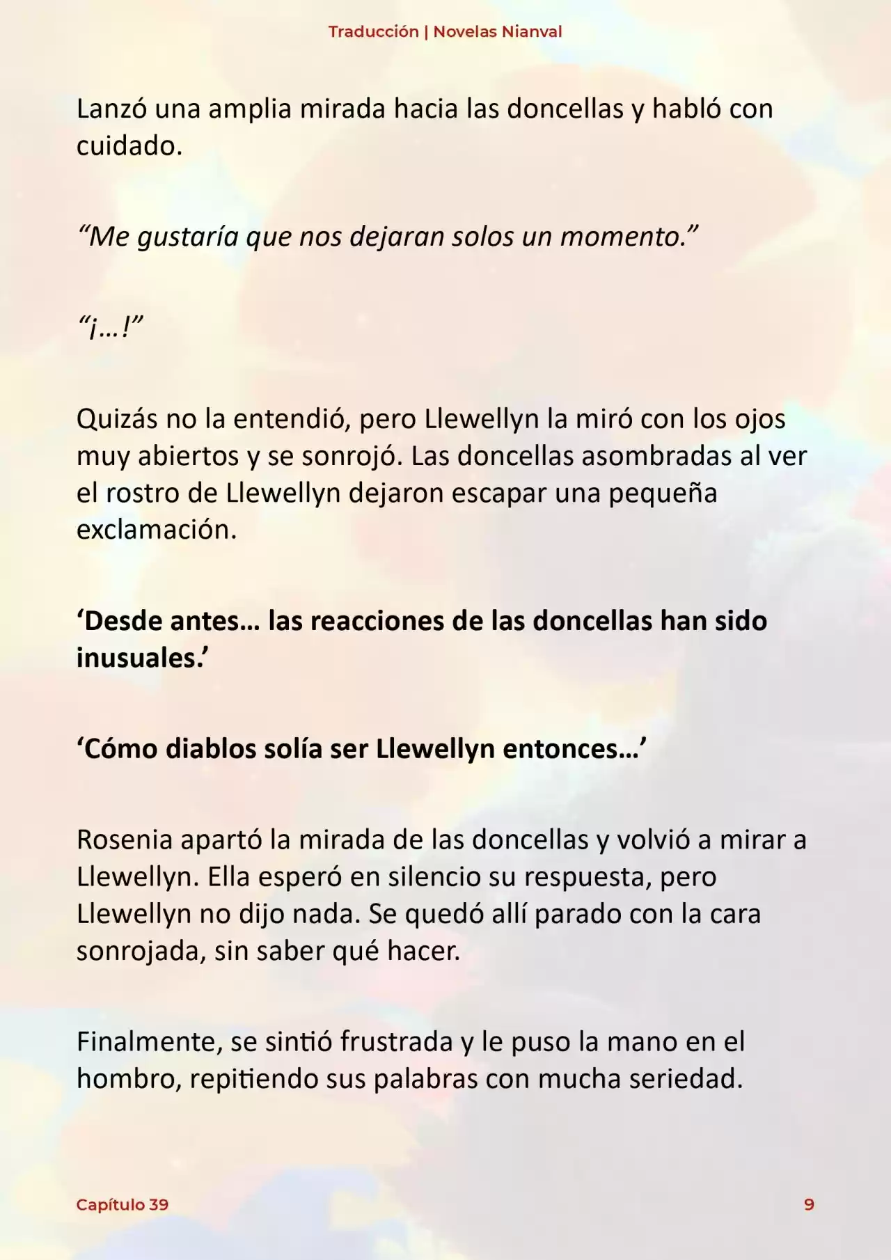 Obsesión Inofensiva Por El Cautivador Protagonista Masculino (Novela) - Capítulo 39 - Página 10 - LectorTMOo