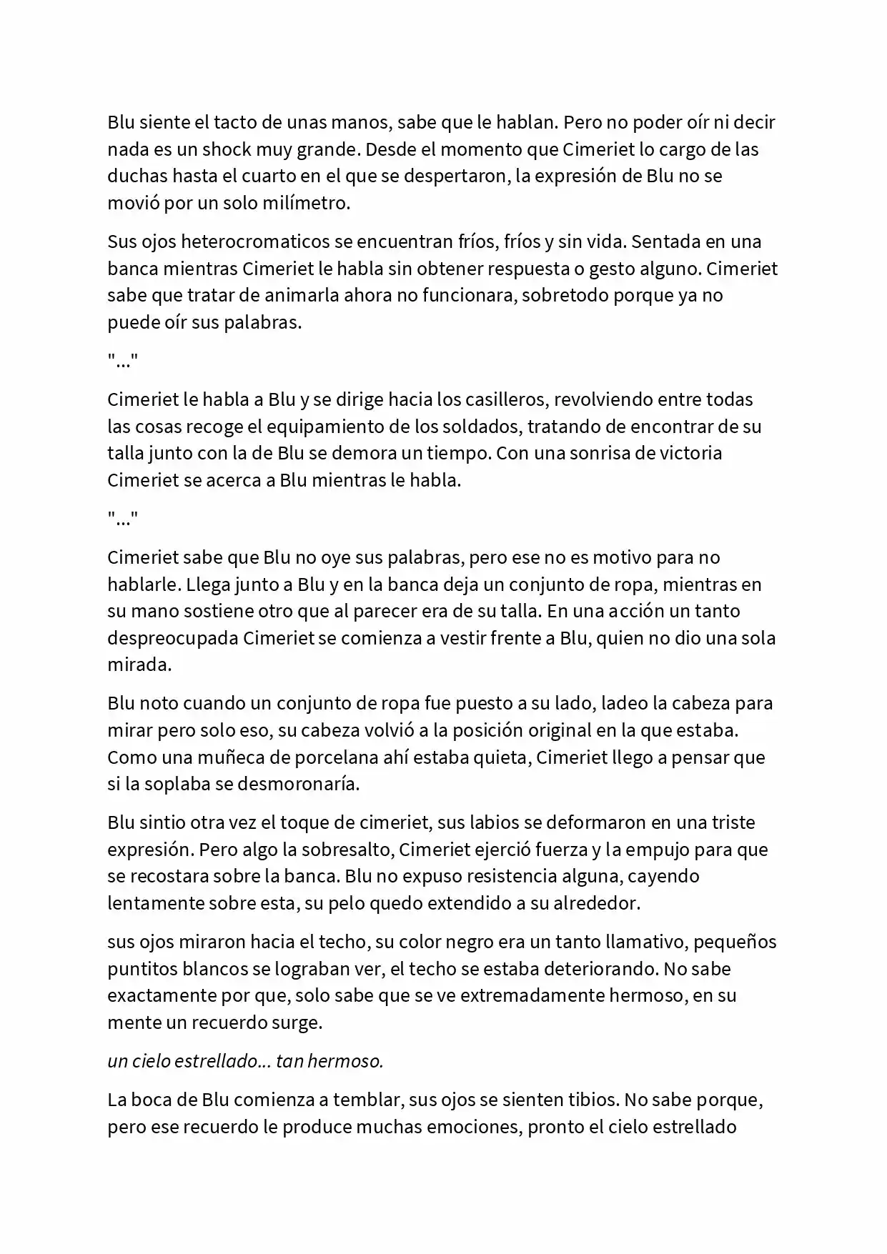Odio Este Mundo Y Su Falso Dios (Novela) - Capítulo 10 - Página 1 - LectorTMOo