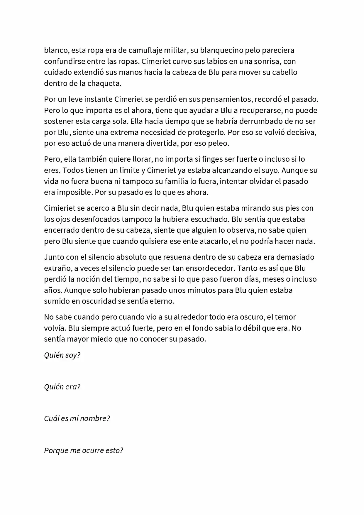 Odio Este Mundo Y Su Falso Dios (Novela) - Capítulo 10 - Página 3 - LectorTMOo
