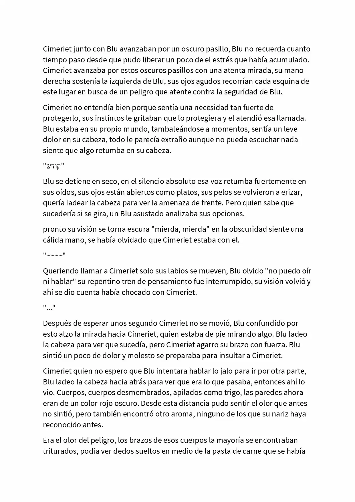 Odio Este Mundo Y Su Falso Dios (Novela) - Capítulo 11 - Página 1 - LectorTMOo