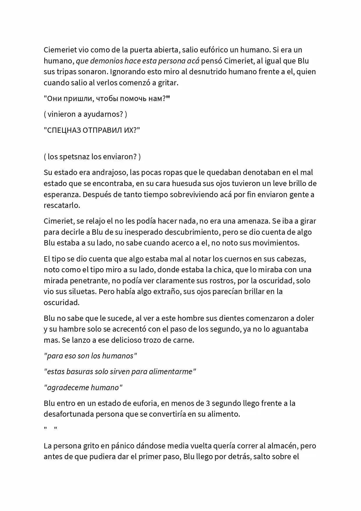 Odio Este Mundo Y Su Falso Dios (Novela) - Capítulo 11 - Página 4 - LectorTMOo