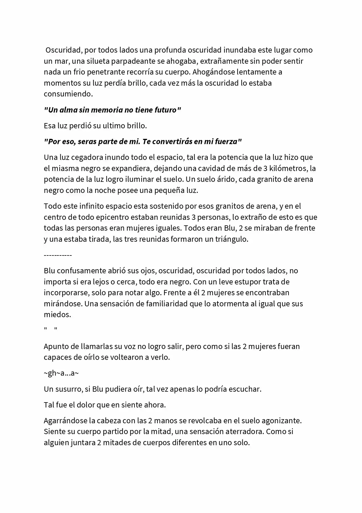 Odio Este Mundo Y Su Falso Dios (Novela) - Capítulo 13 - Página 1 - LectorTMOo