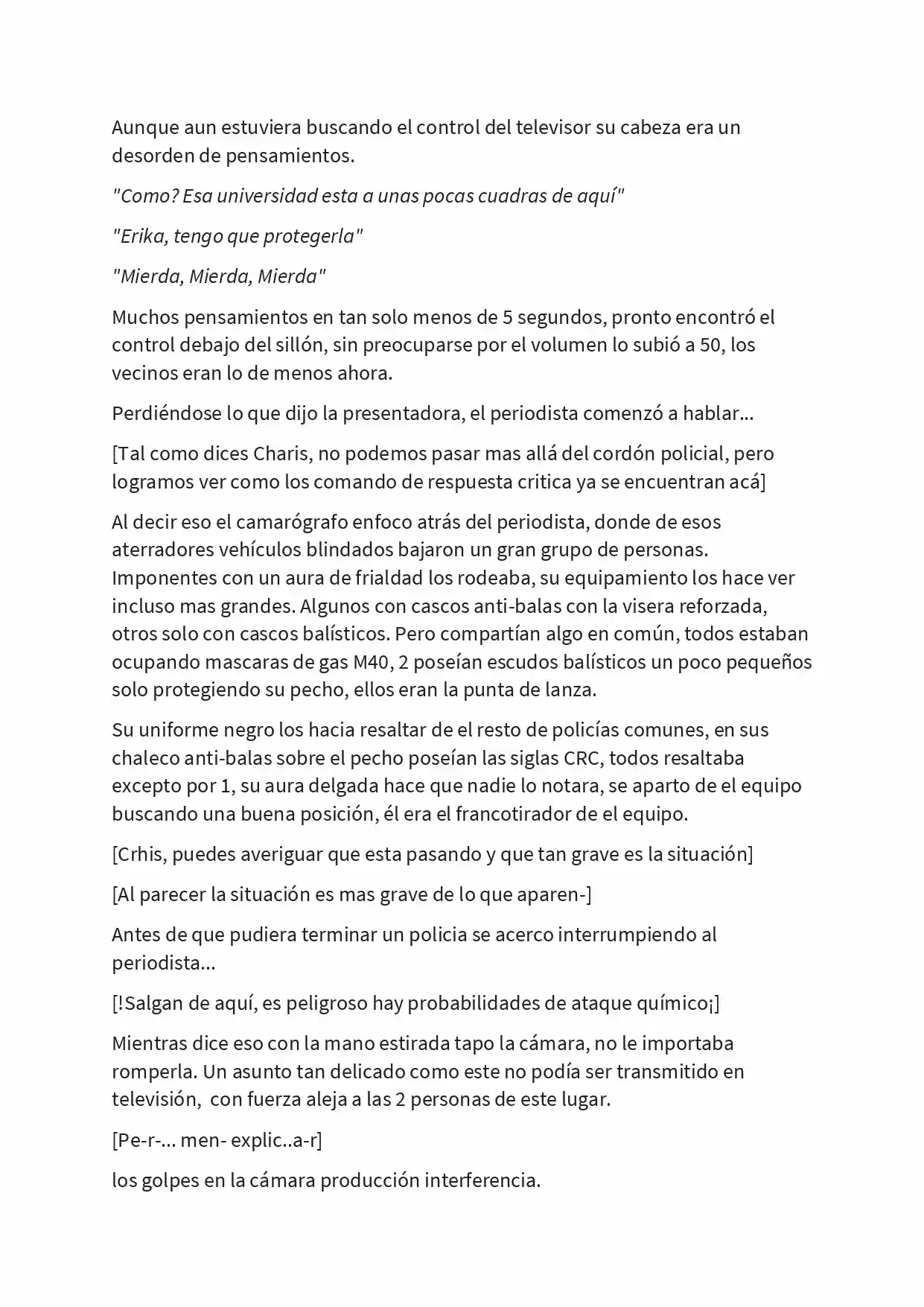 Odio Este Mundo Y Su Falso Dios (Novela) - Capítulo 15 - Página 1 - LectorTMOo